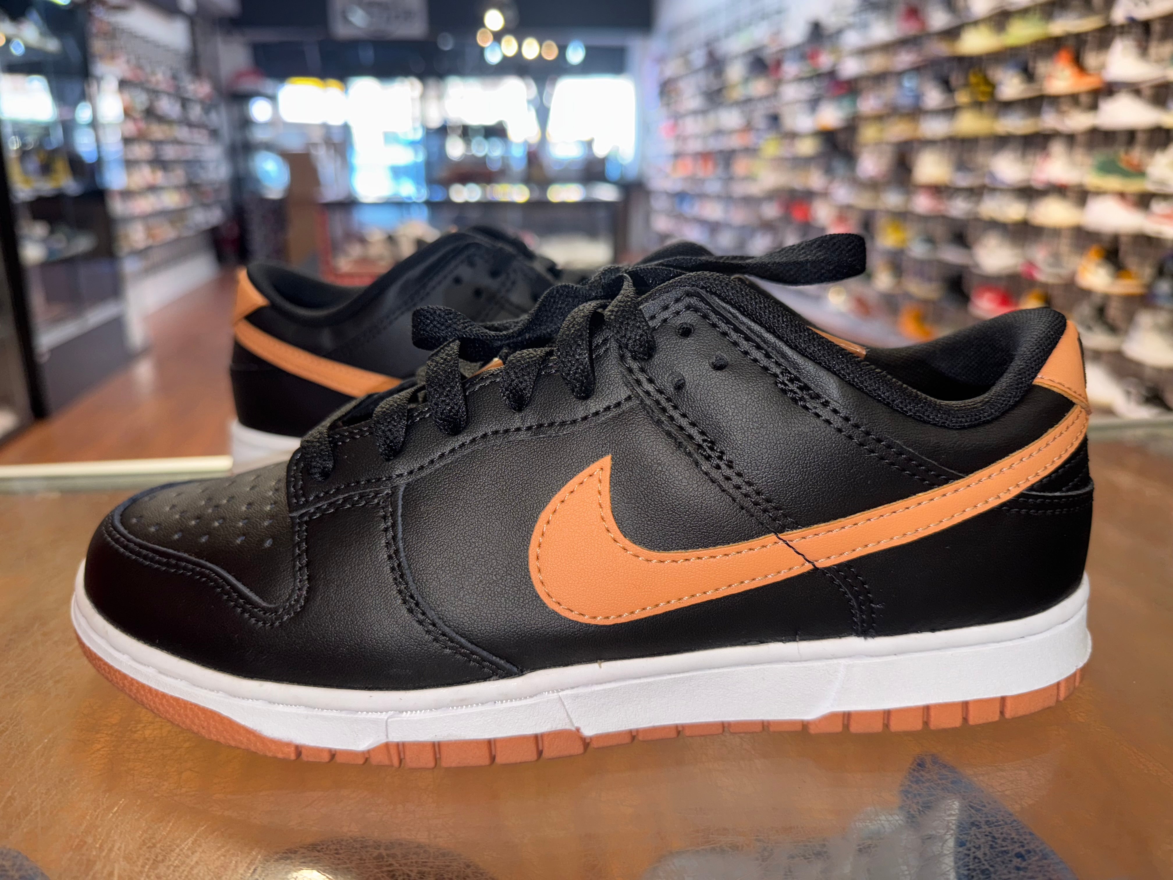 Size 7.5 Dunk Low "Amber Brown"