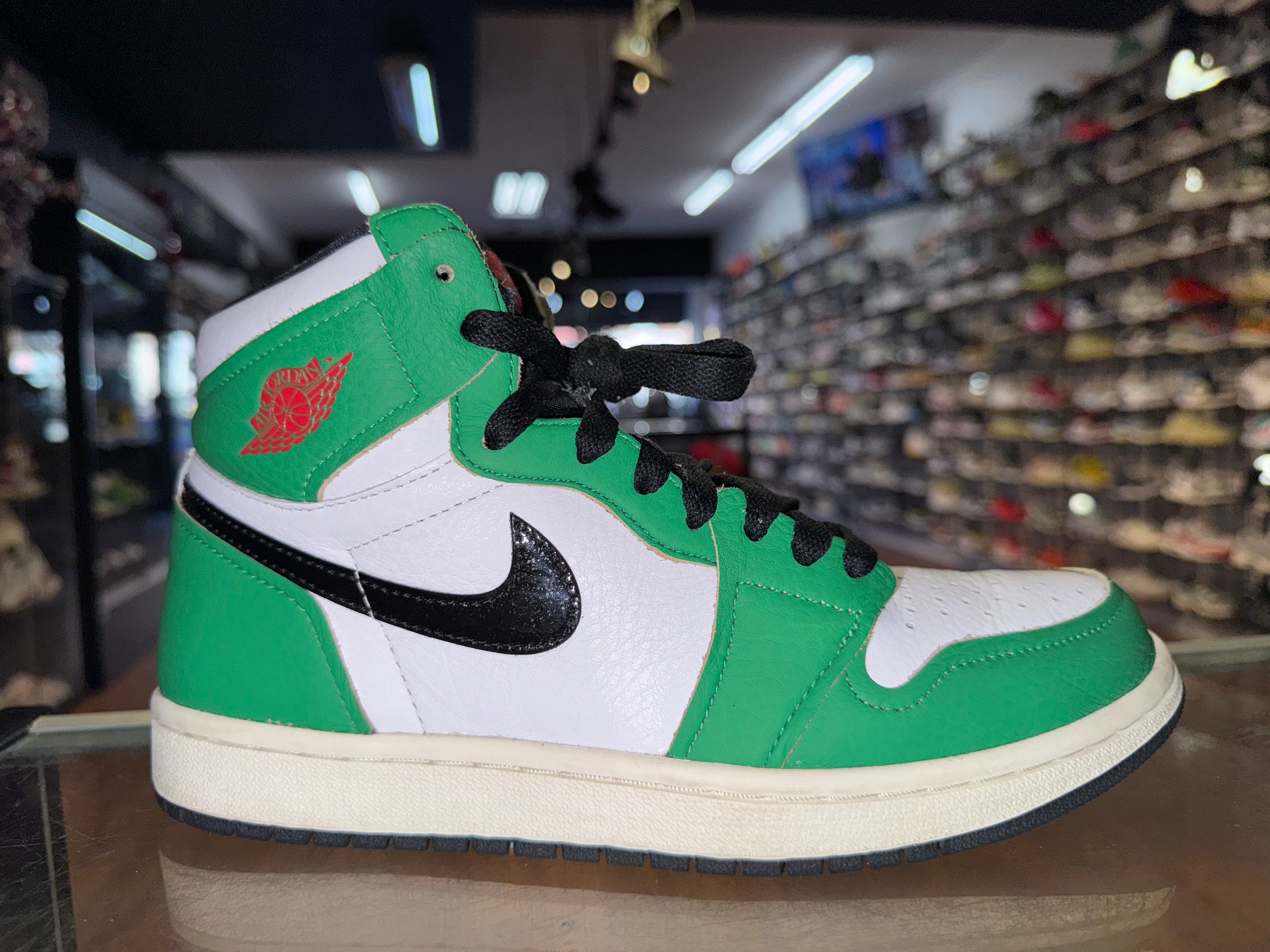 Size 6.5 (8W) Air Jordan 1 "Lucky Green"