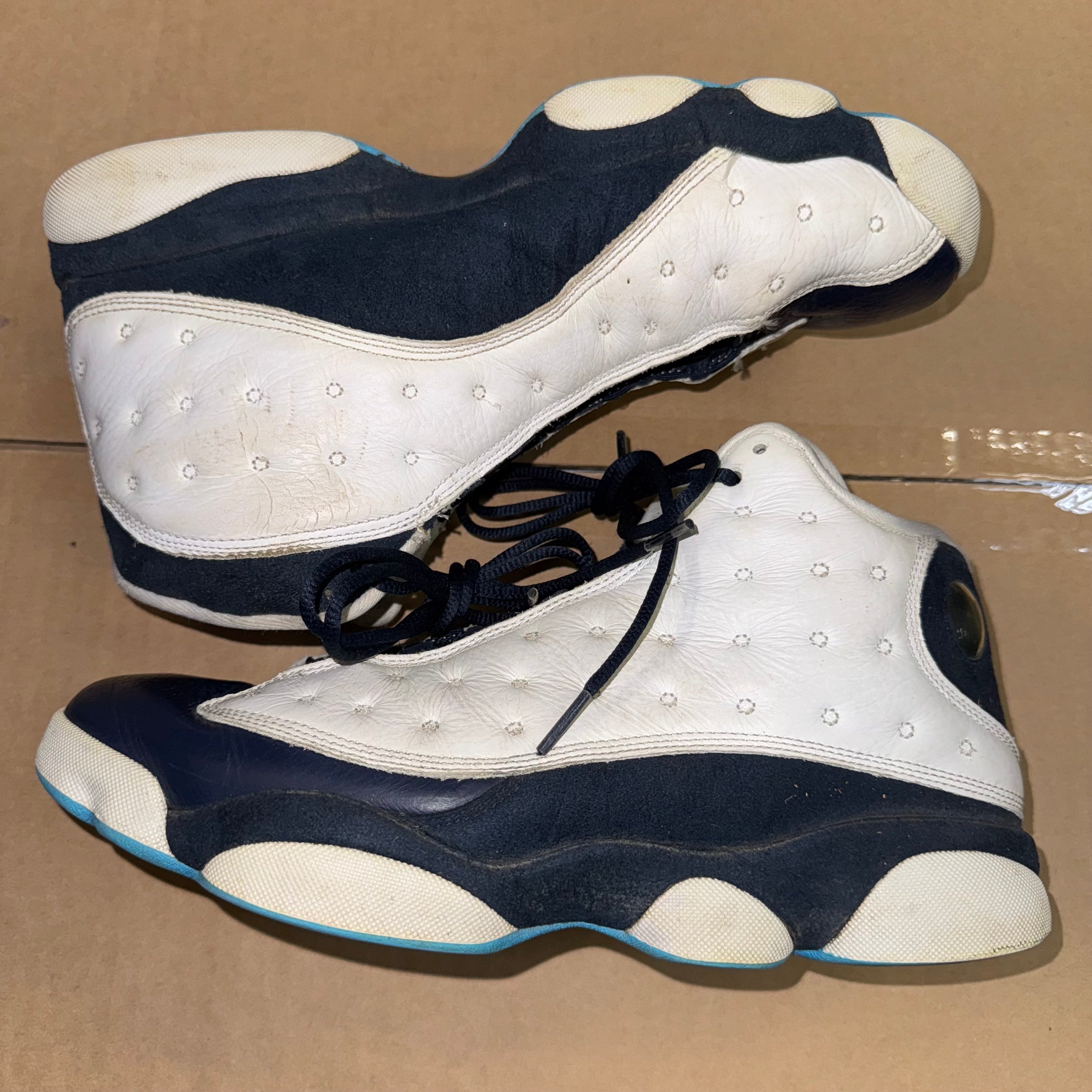 Size 10 Air Jordan 13 "Obsidian Powder Blue" - NB