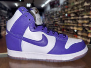 Size 5.5 (7W) Dunk High "Varsity Purple"