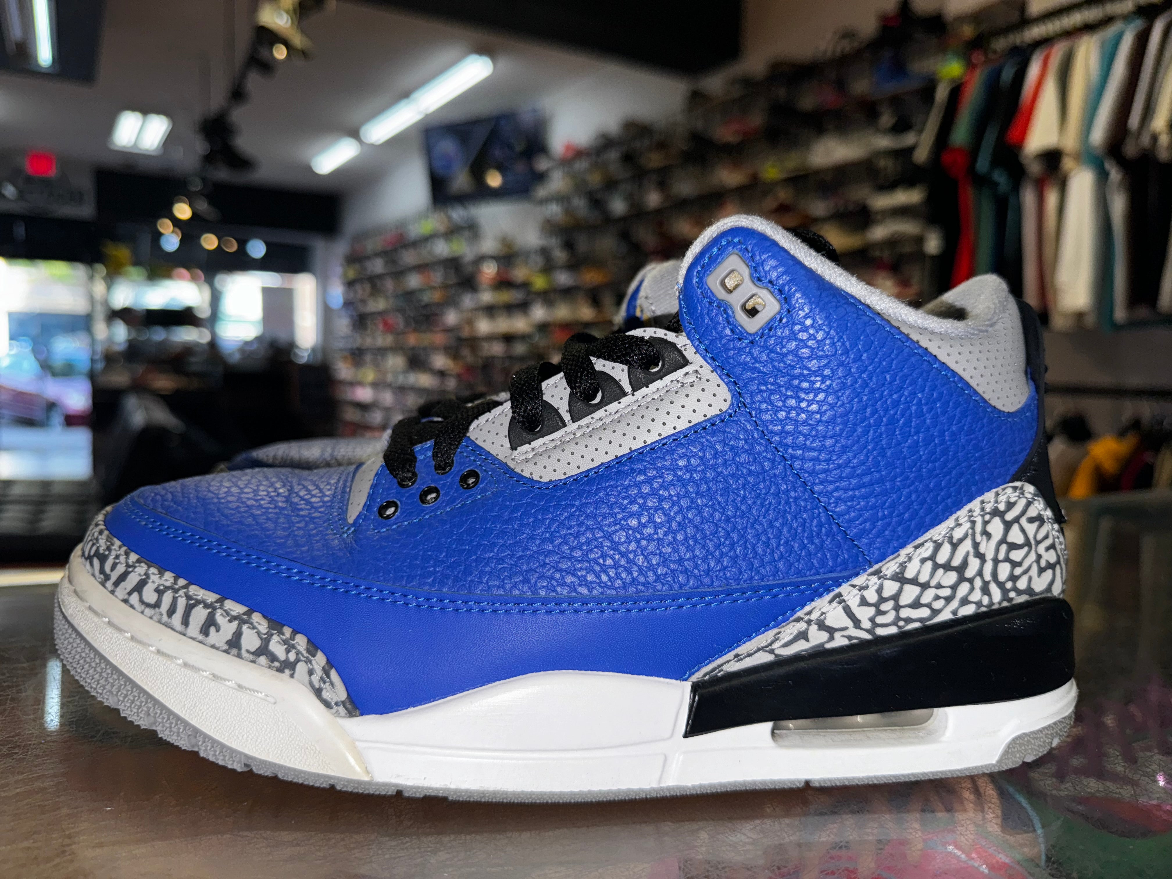 Size 9.5 Air Jordan 3 "Varsity Royal Cement"