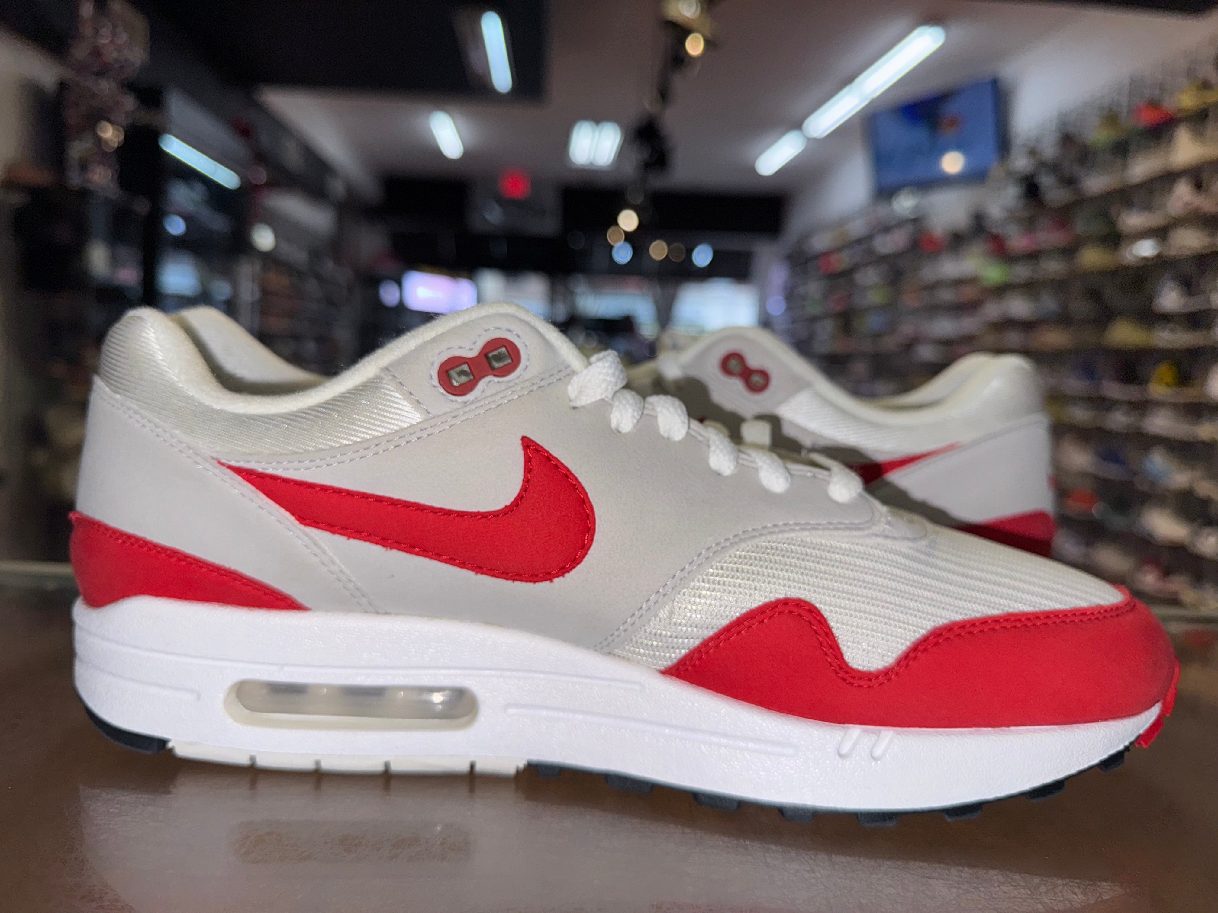 Size 9.5 Air Max 1 "Anniversary Red"