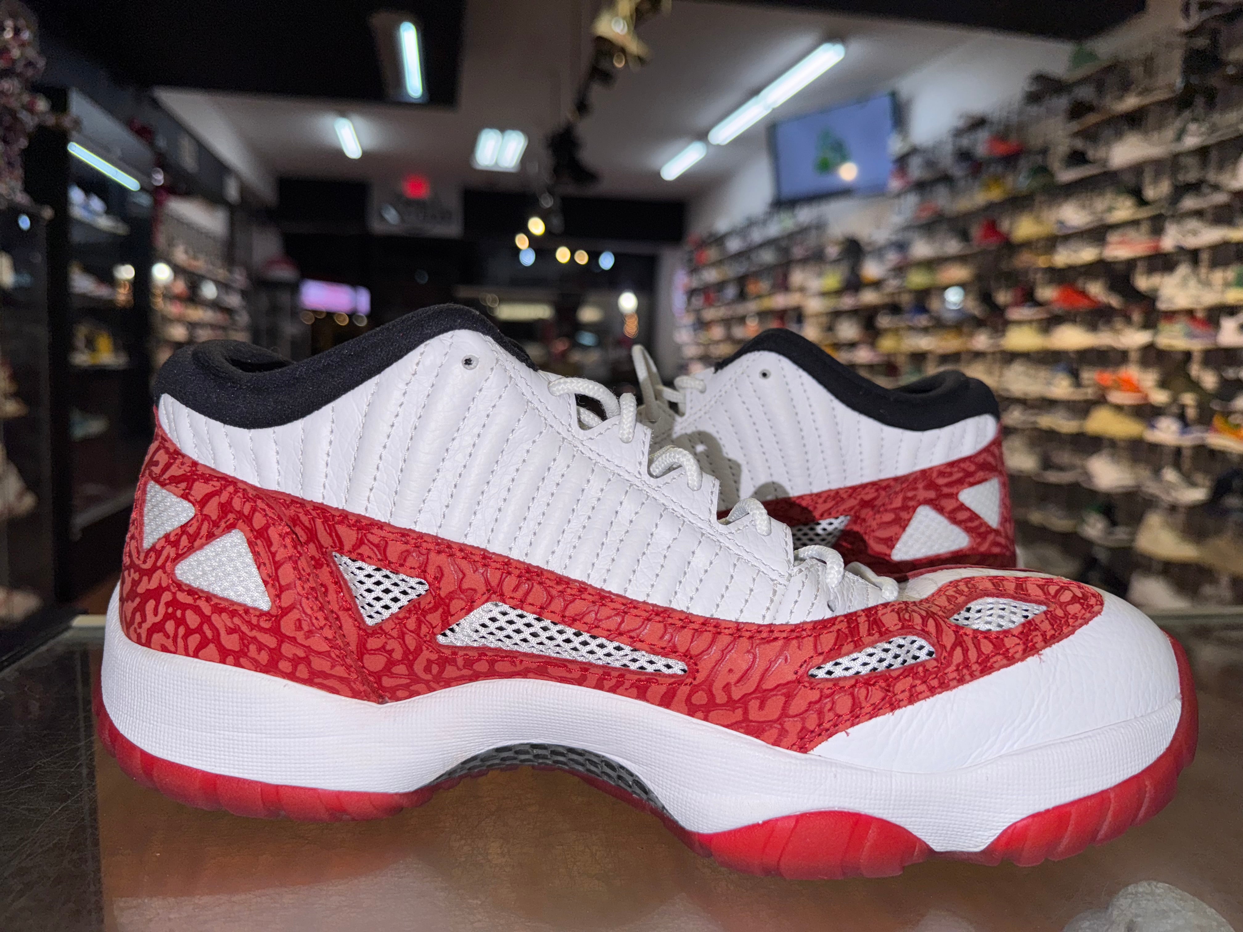 Size 11.5 Air Jordan 11 Low IE "Gym Red"