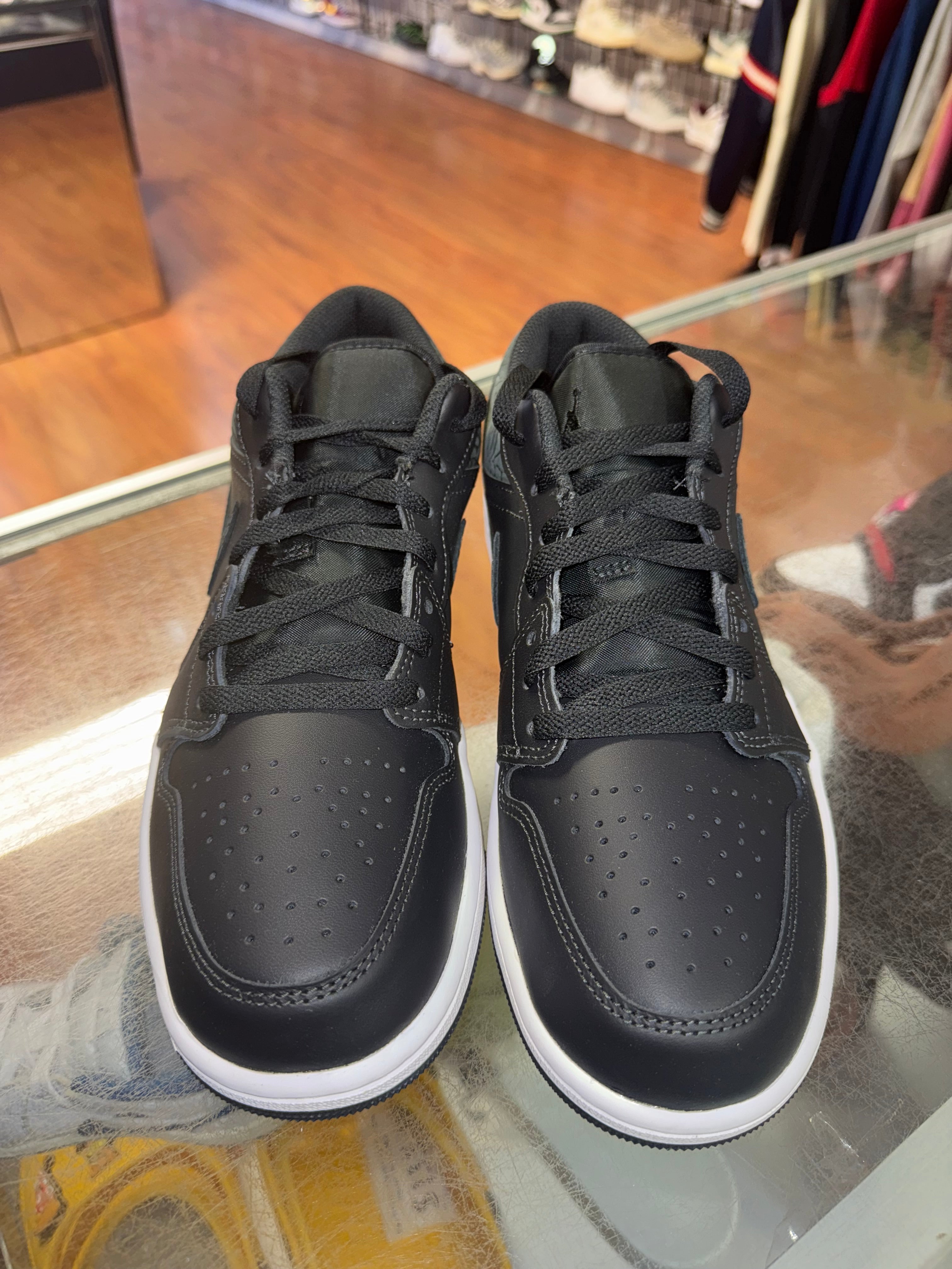 Size 10 Air Jordan 1 Low "Black Elephant" Brand New