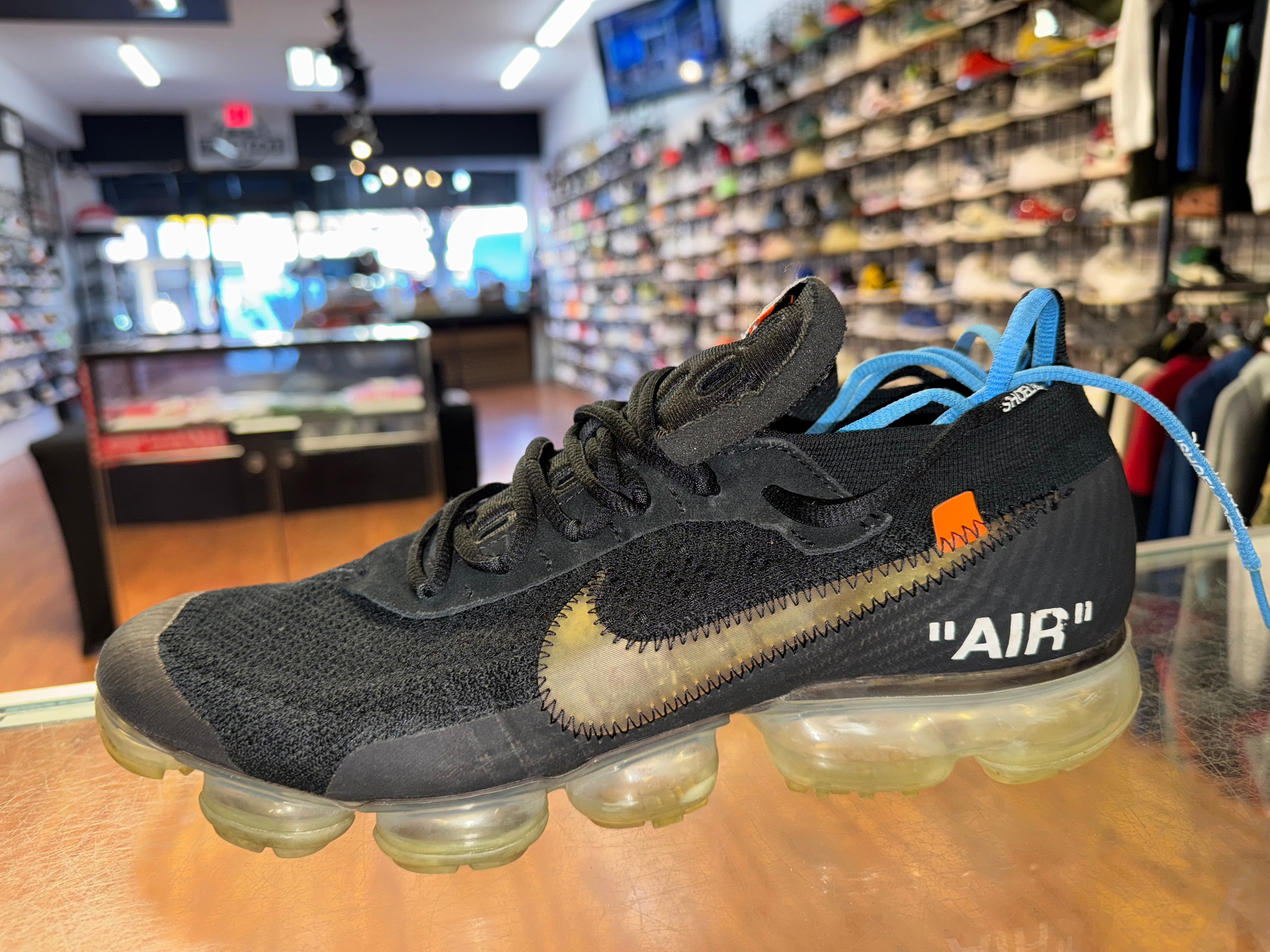 Size 13 Off-White VaporMax “Black”