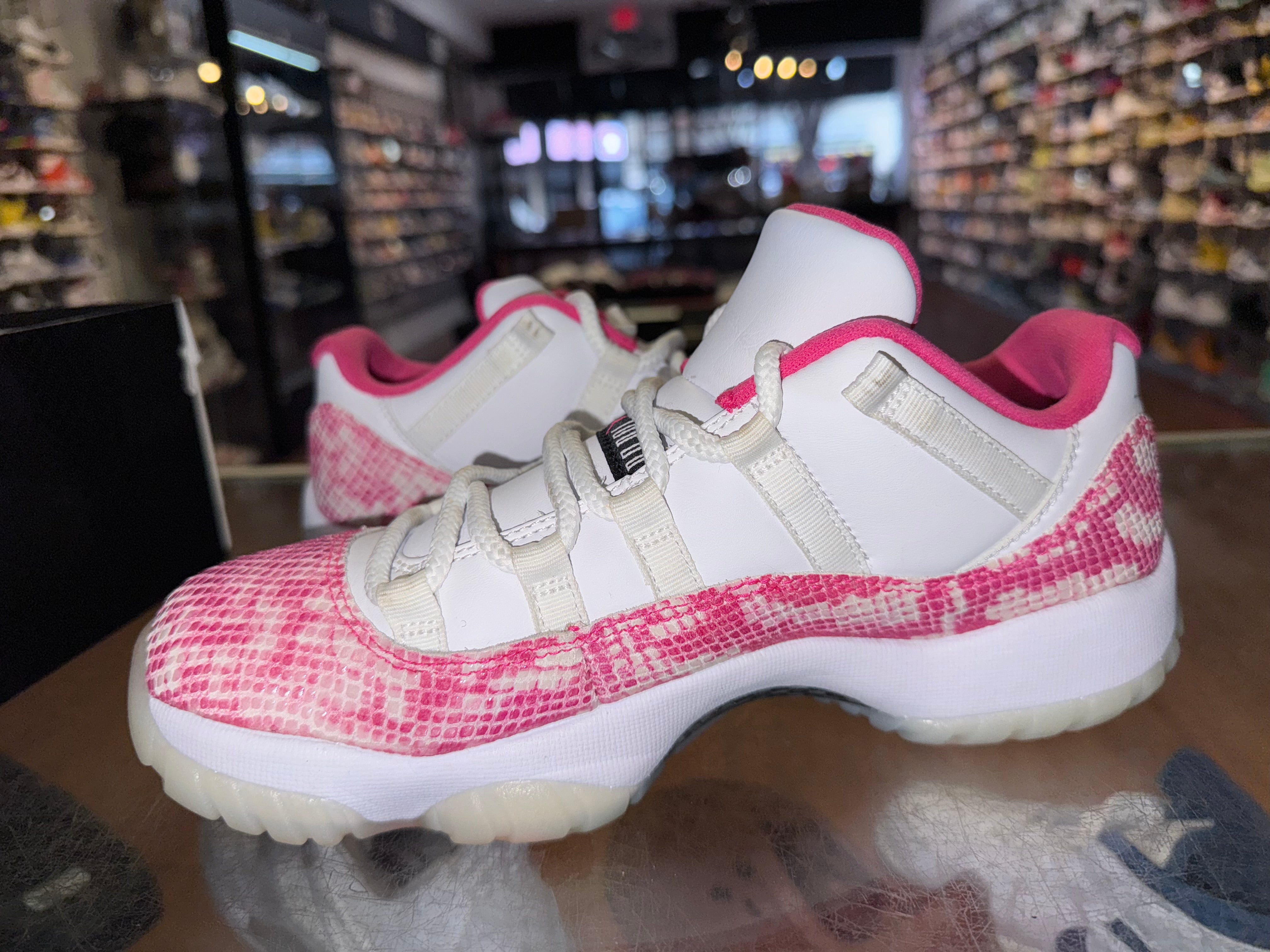 Size 7.5 (9W) Air Jordan 11 Low "Pink Snakeskin"