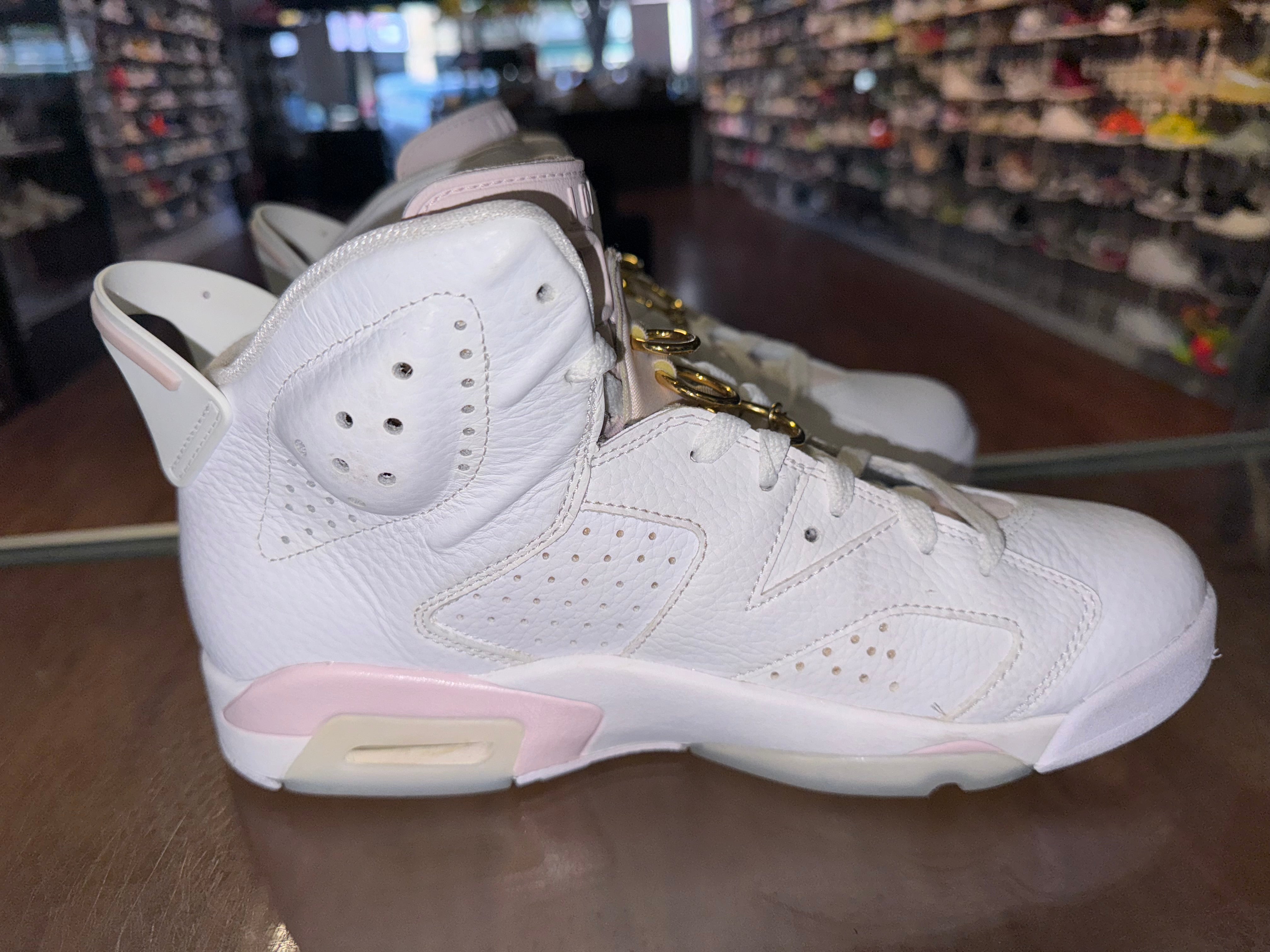 Size 8.5 (10W) Air Jordan 6 “Gold Hoops”