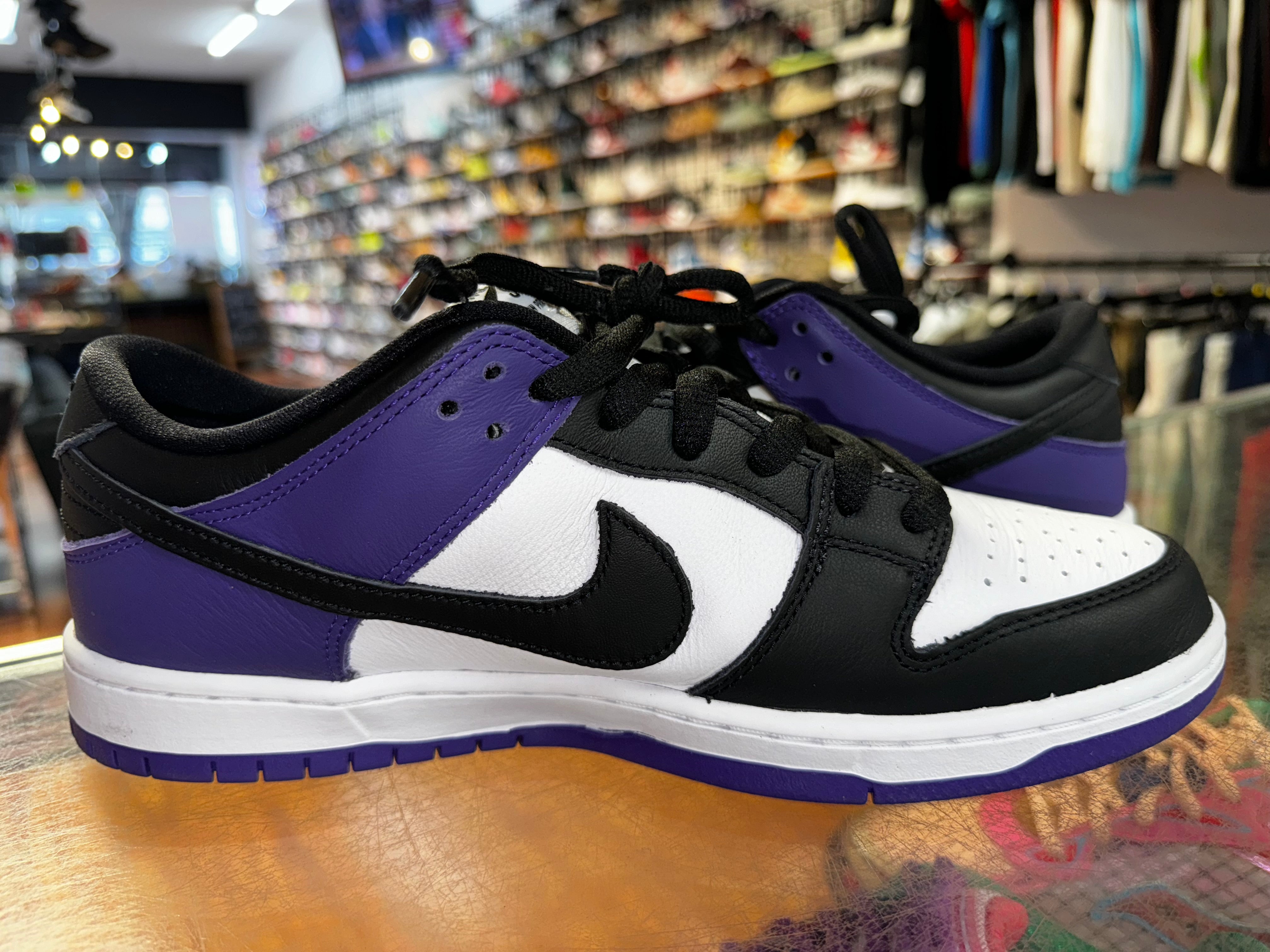 Size 10.5 Dunk Low SB "Court Purple"