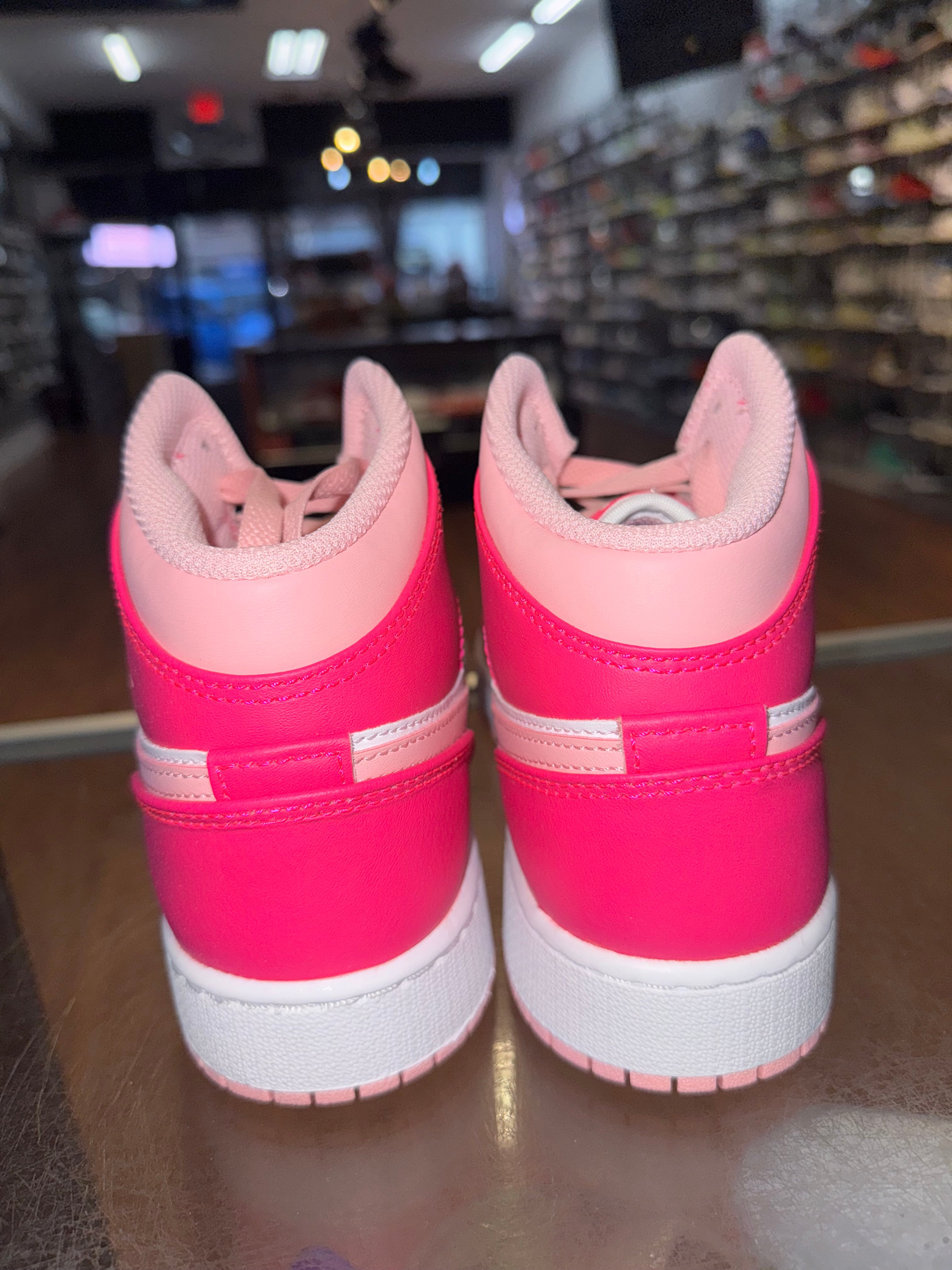 Size 7y Air Jordan 1 Mid “Fierce Pink” Brand New