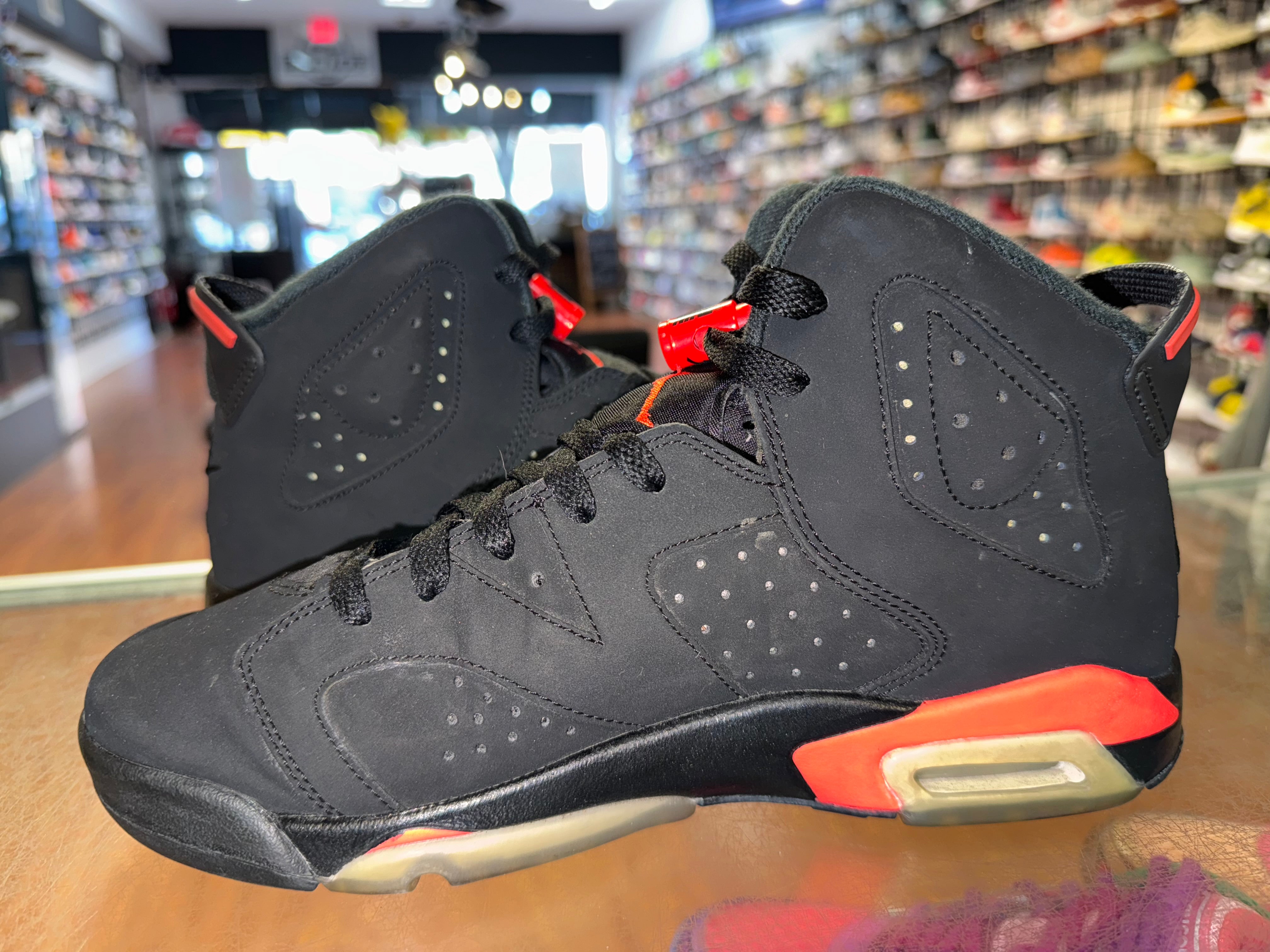 Size 7y Air Jordan 6 “Infrared”