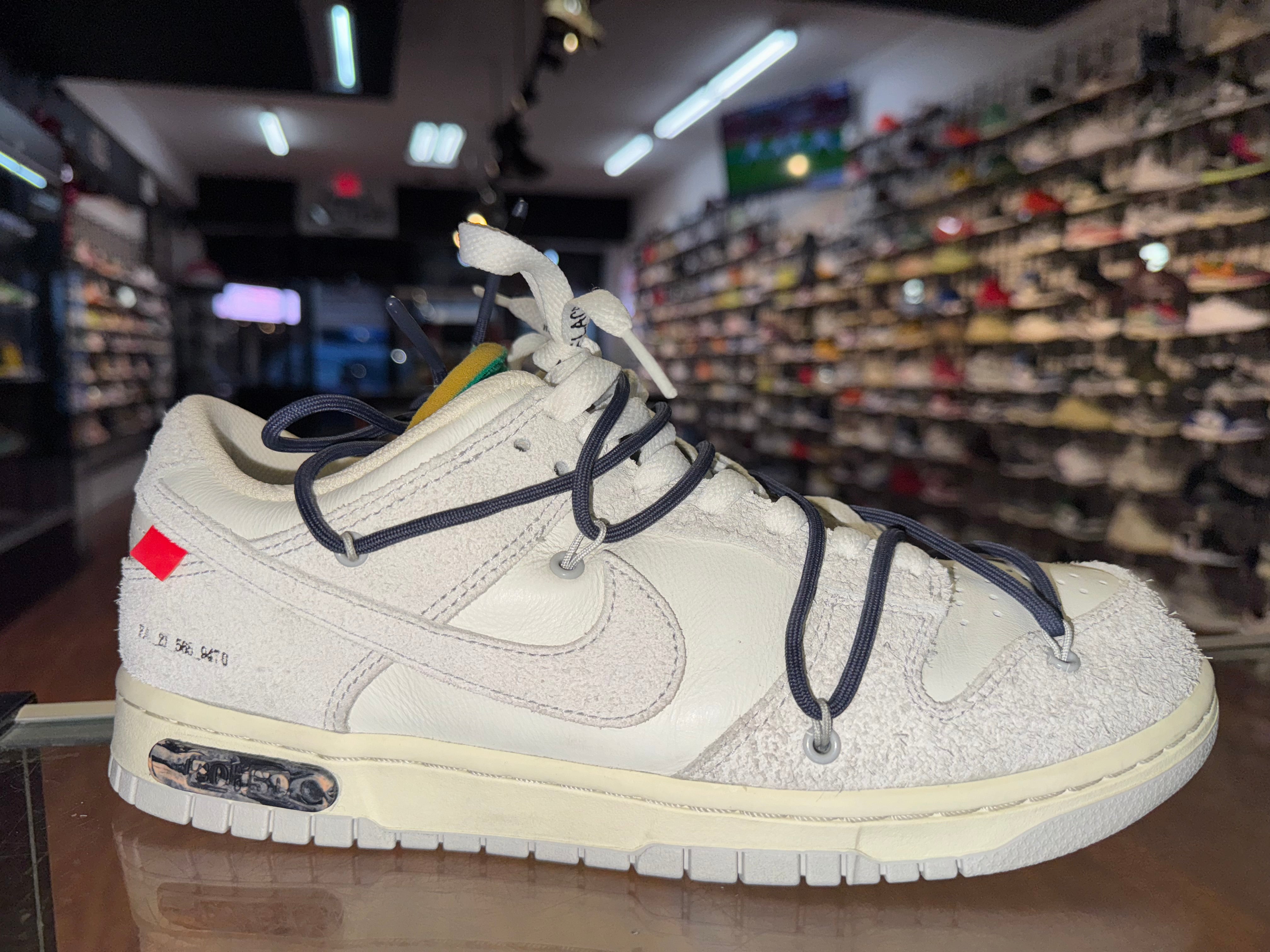 Size 9.5 Dunk Low Off White "Lot 20"