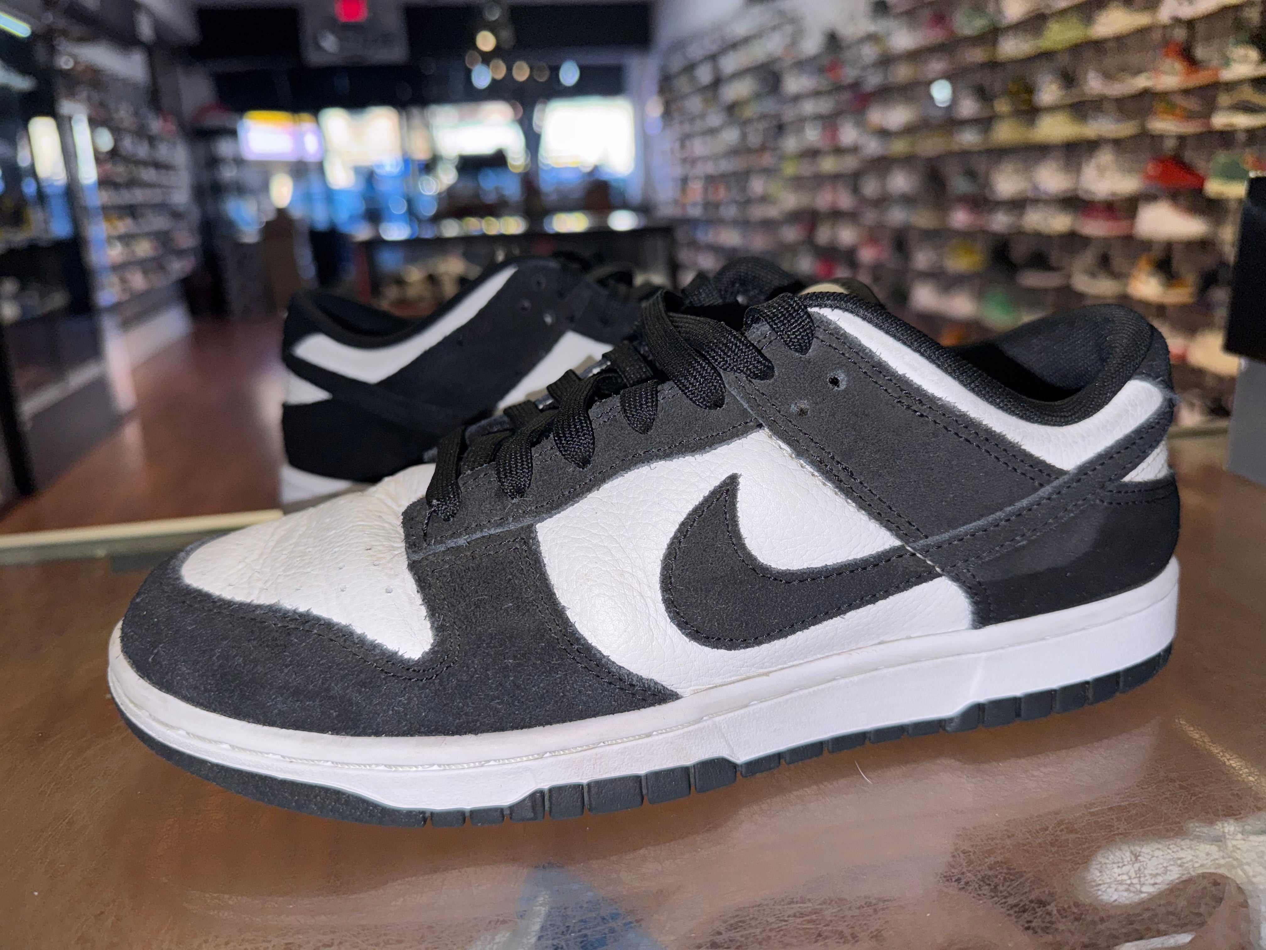 Size 7.5 Dunk Low “Suede Panda”