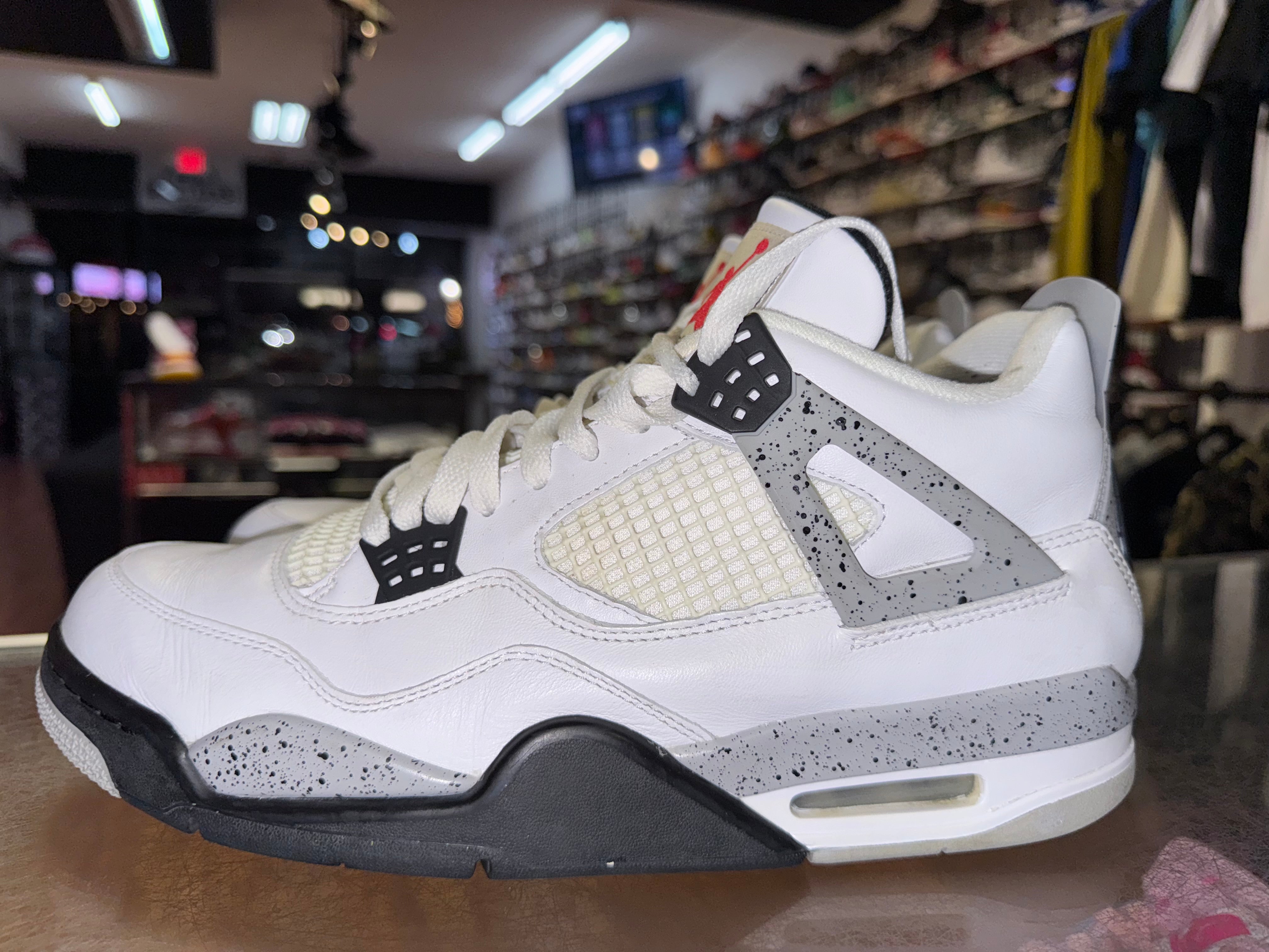 Size 11.5 Air Jordan 4 "White Cement"