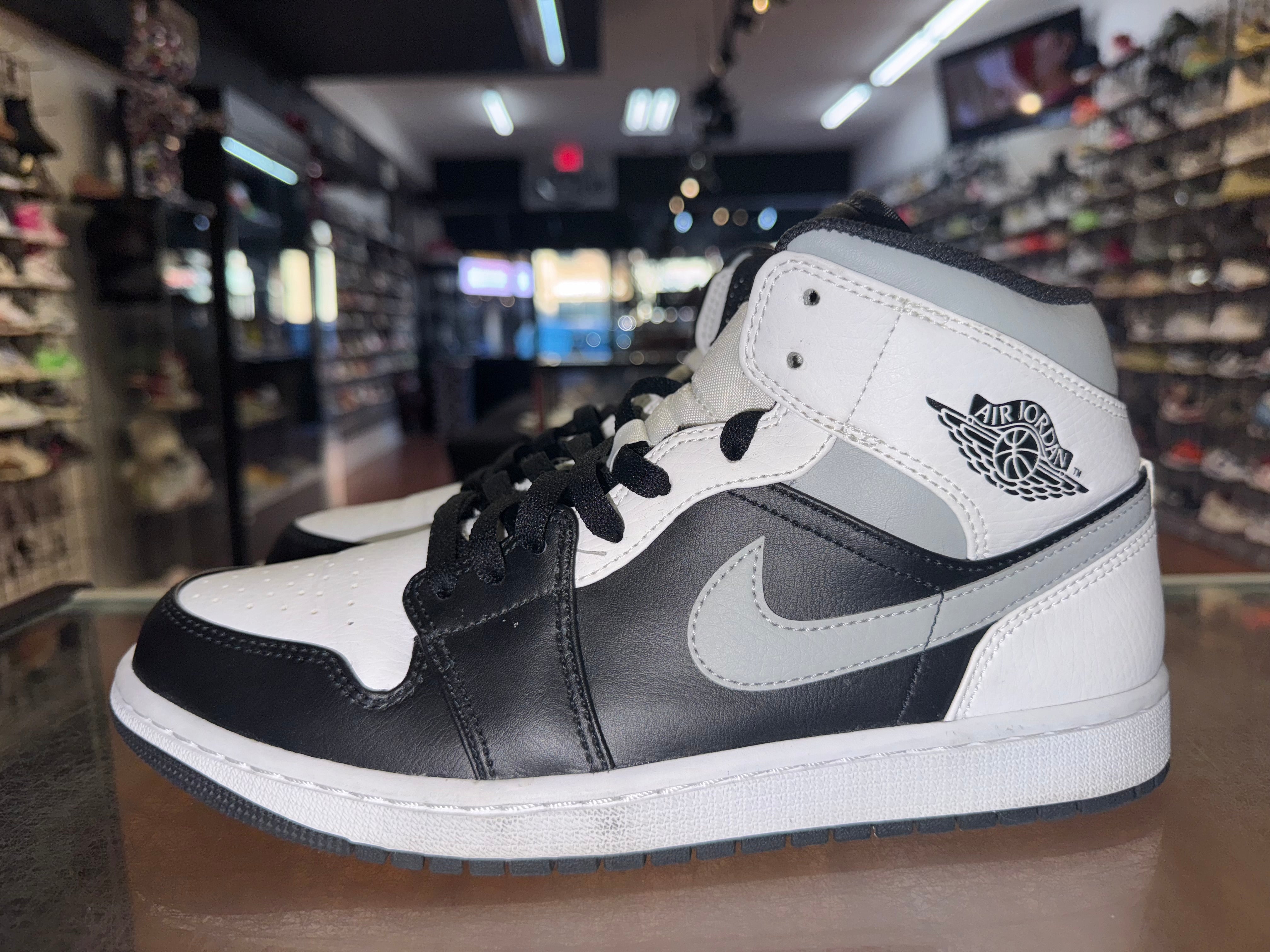 Size 8.5 Air Jordan 1 Mid "White Shadow"