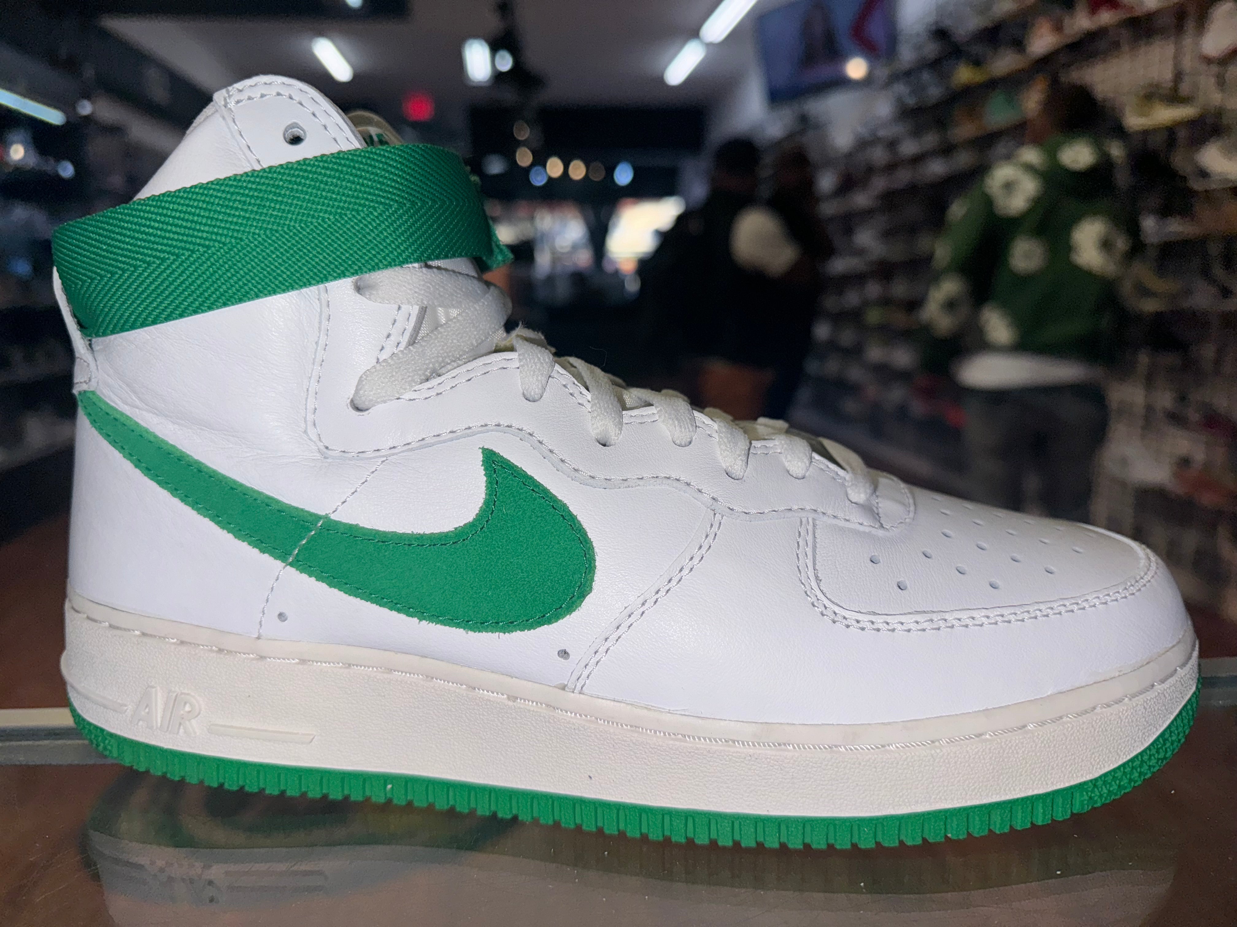 Size 9.5 Air Force 1 "Summit White Lucky Green" Brand New