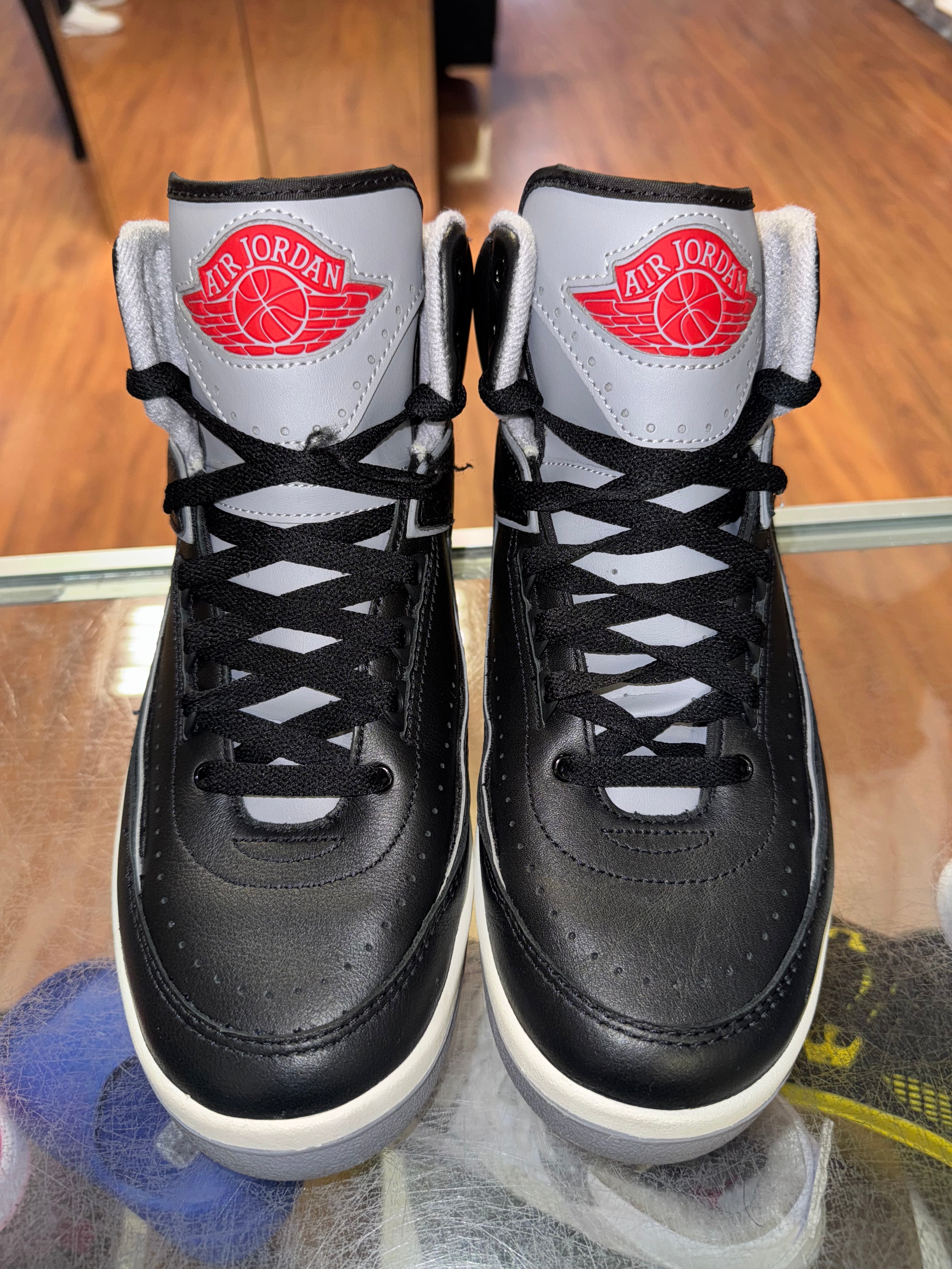 Size 8 Air Jordan 2 “Black Cement”