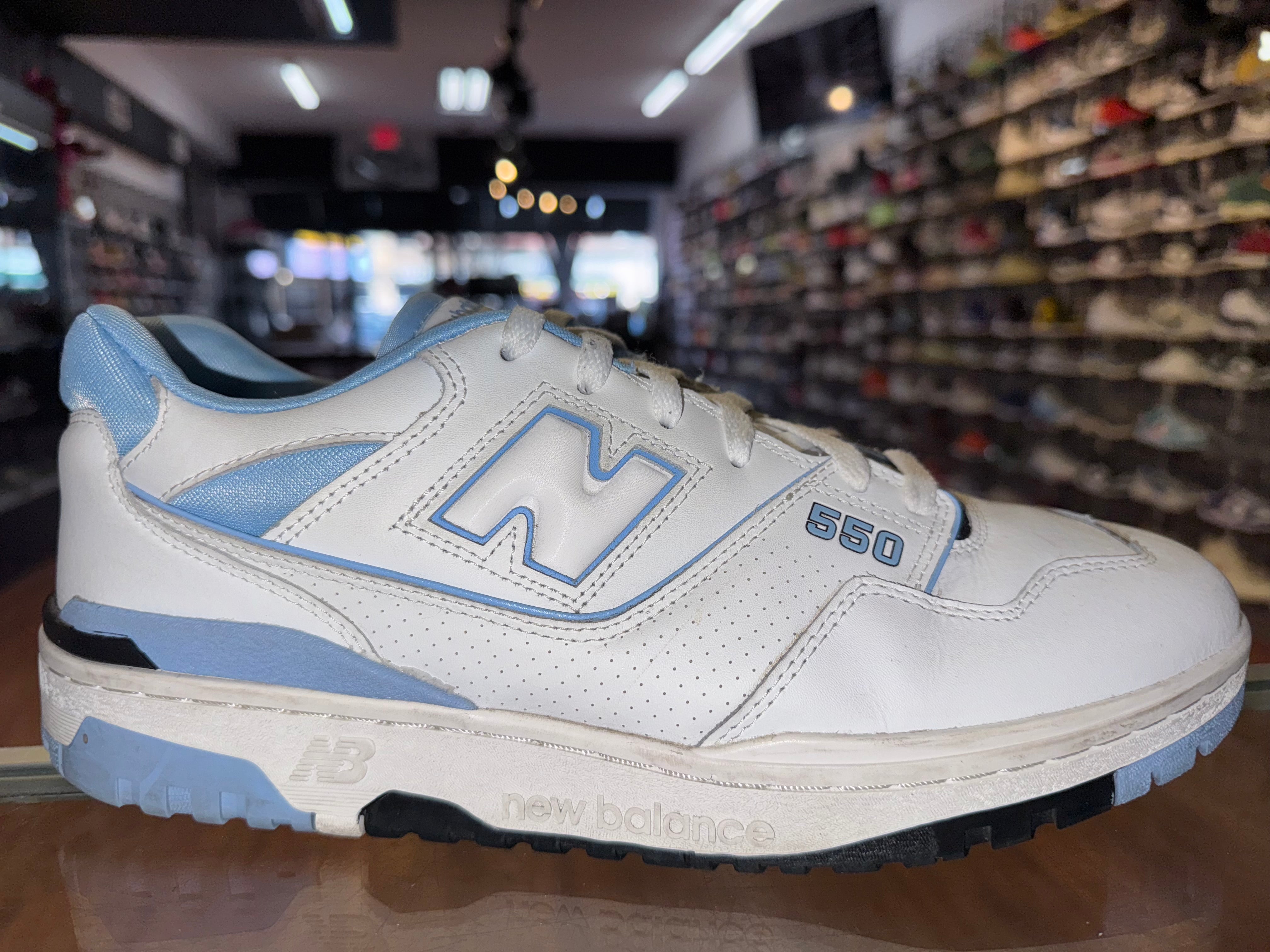 Size 12 New Balance 550 "University Blue"