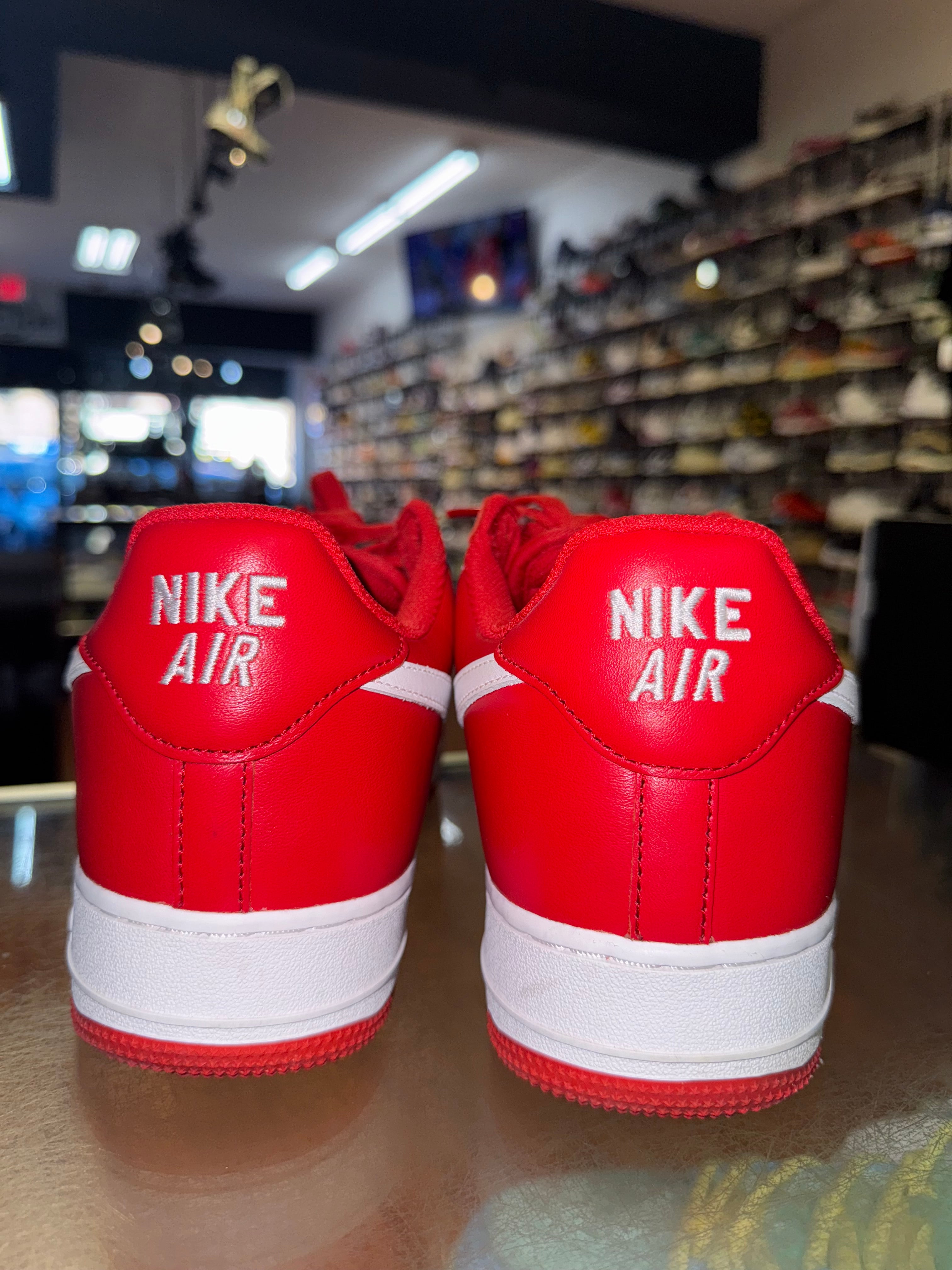 Size 11.5 Air Force 1 Color of The Month "University Red"