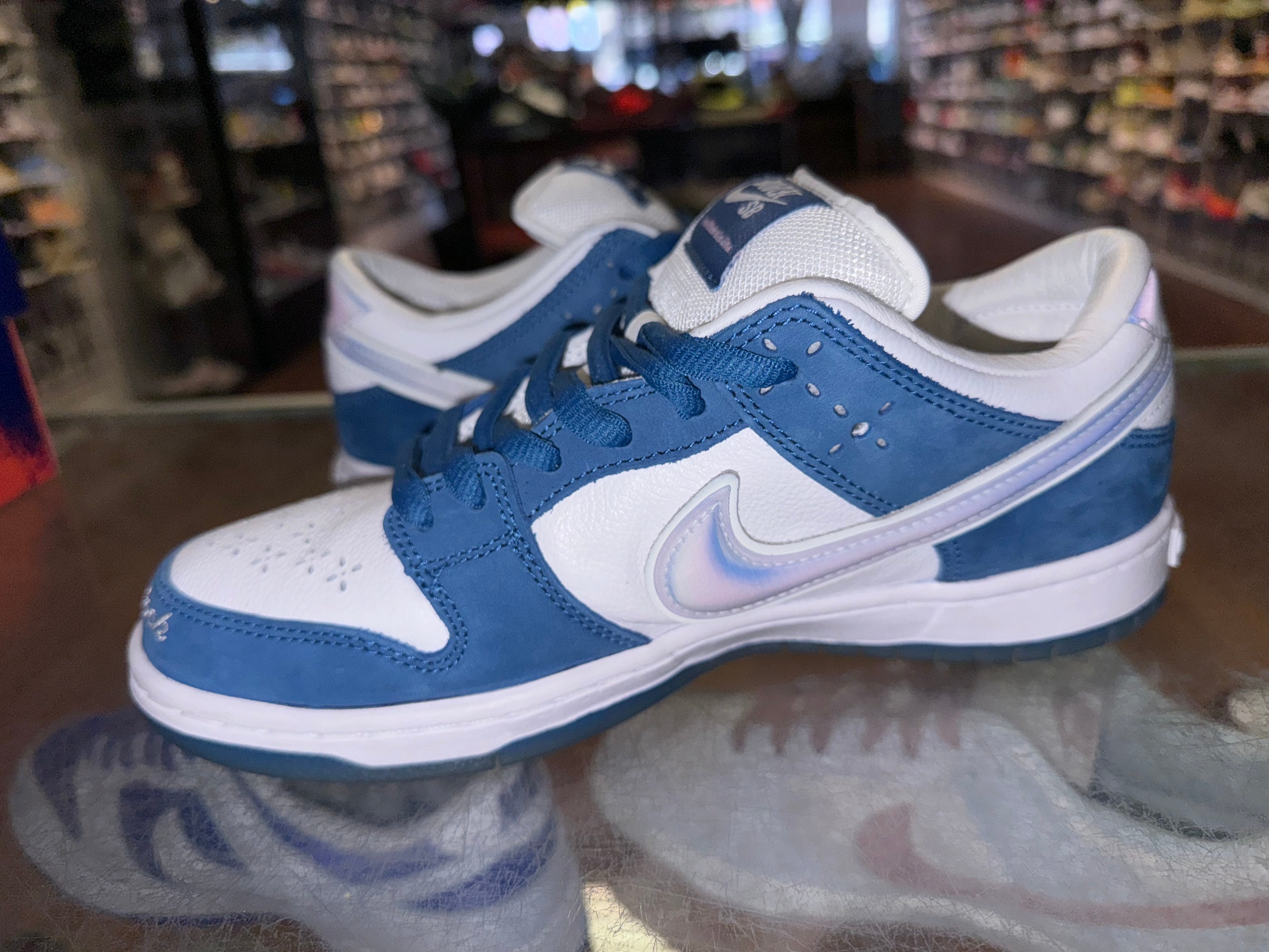 Size 7 Dunk Low SB “Born x Raised”