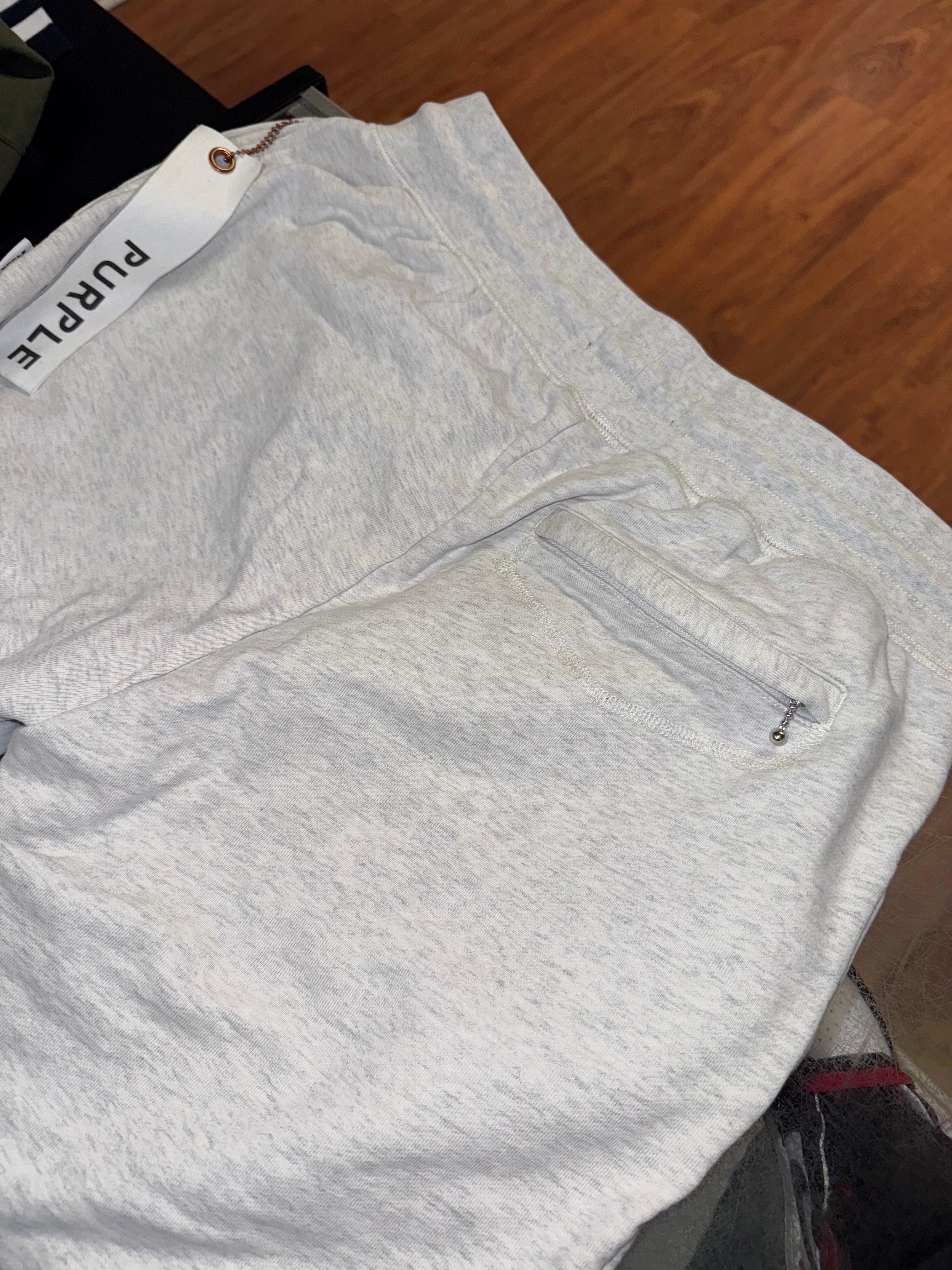 Size L (Fits M) Purple Brand Sweatpants “Grey”