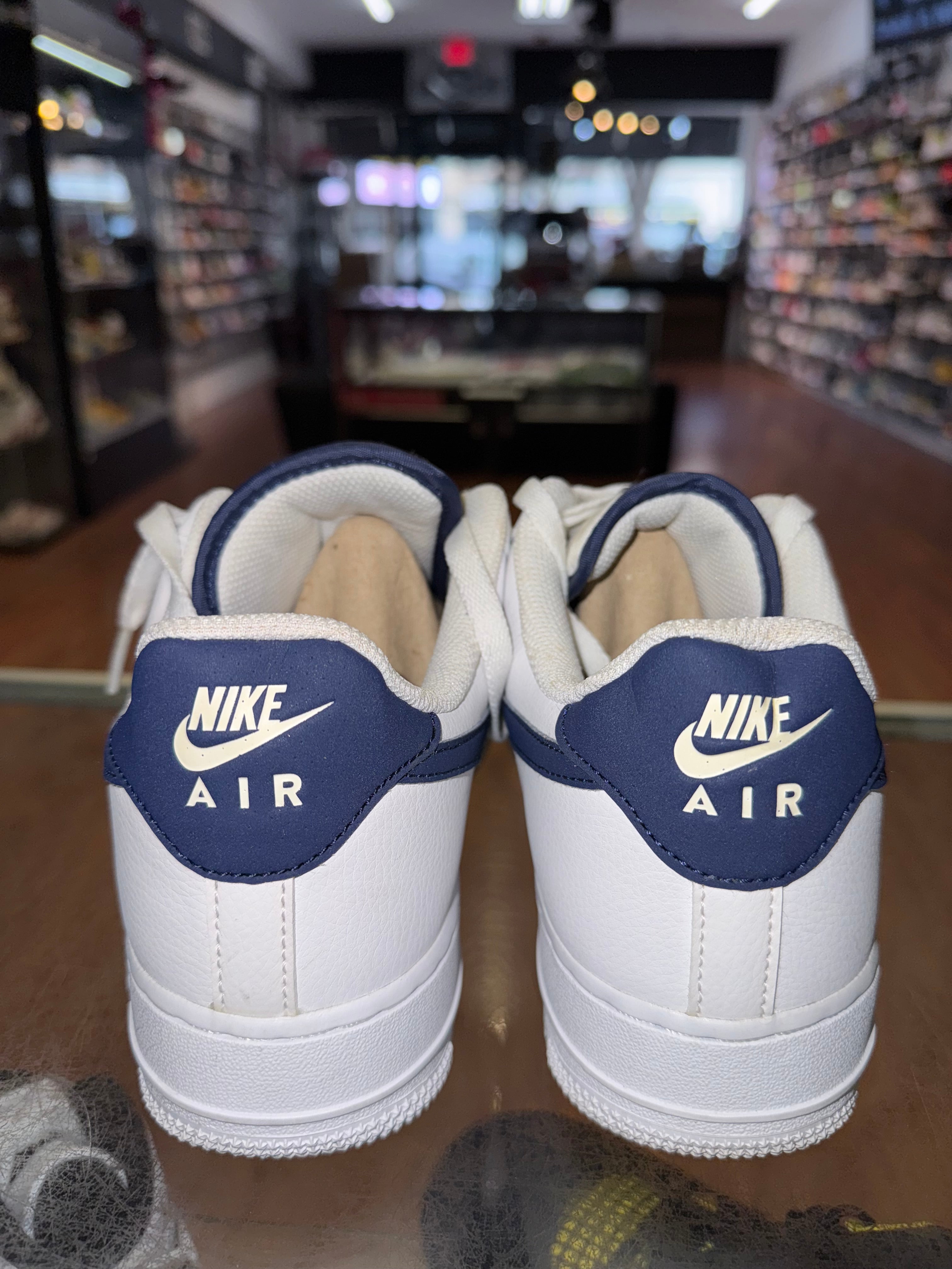 Size 8 Air Force 1 "White Navy"