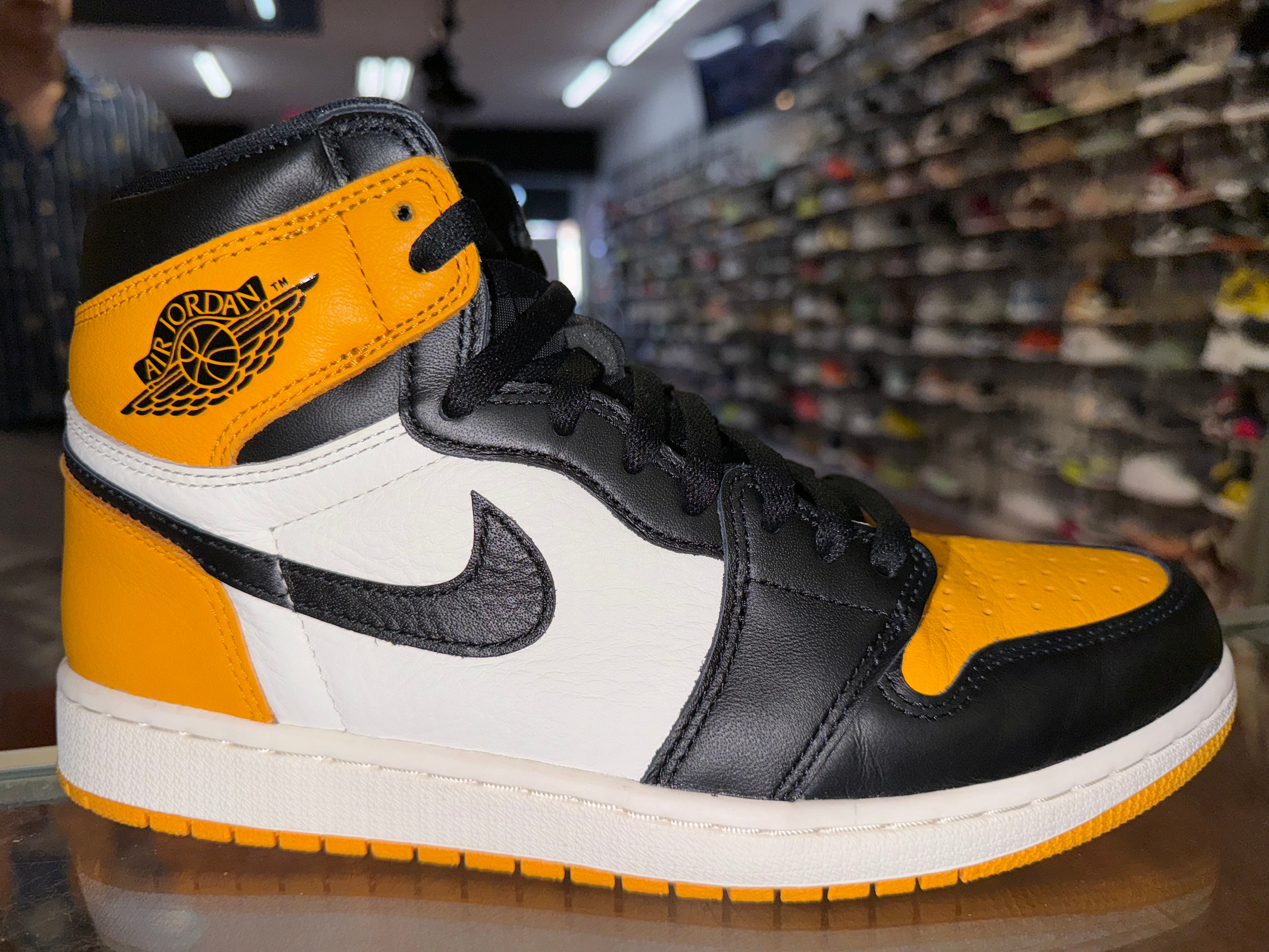 Size 9.5 Air Jordan 1 “Taxi”