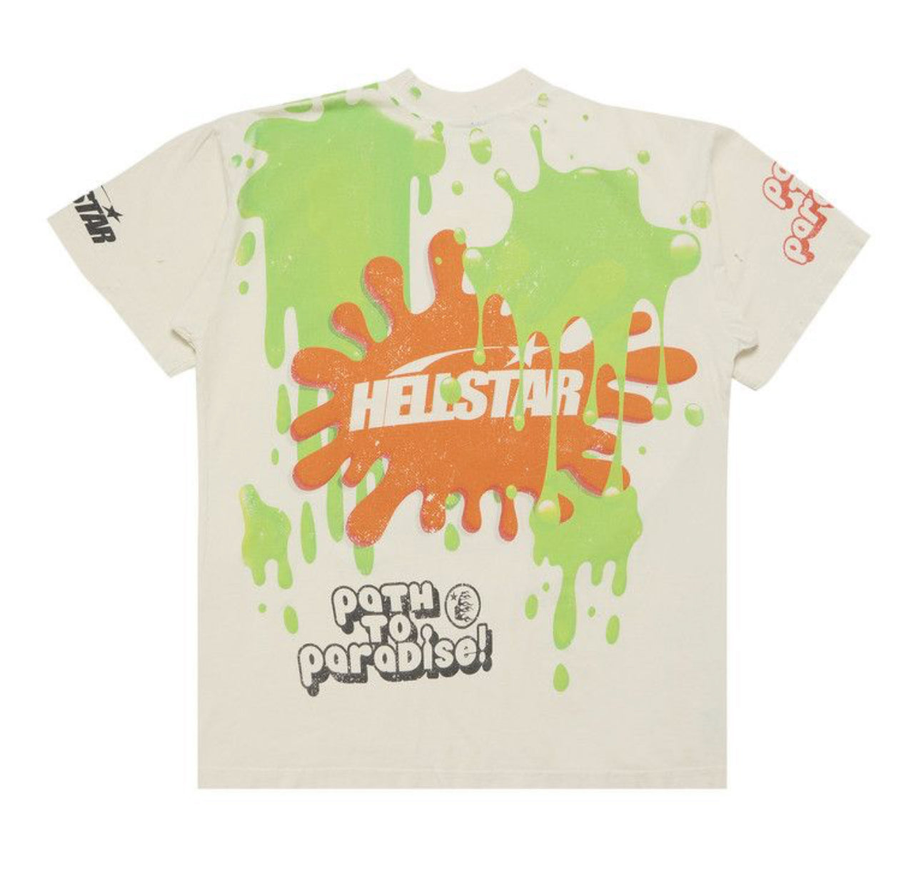 Small Hellstar Nickelodeon Logo T-Shirt "Slime" Brand New