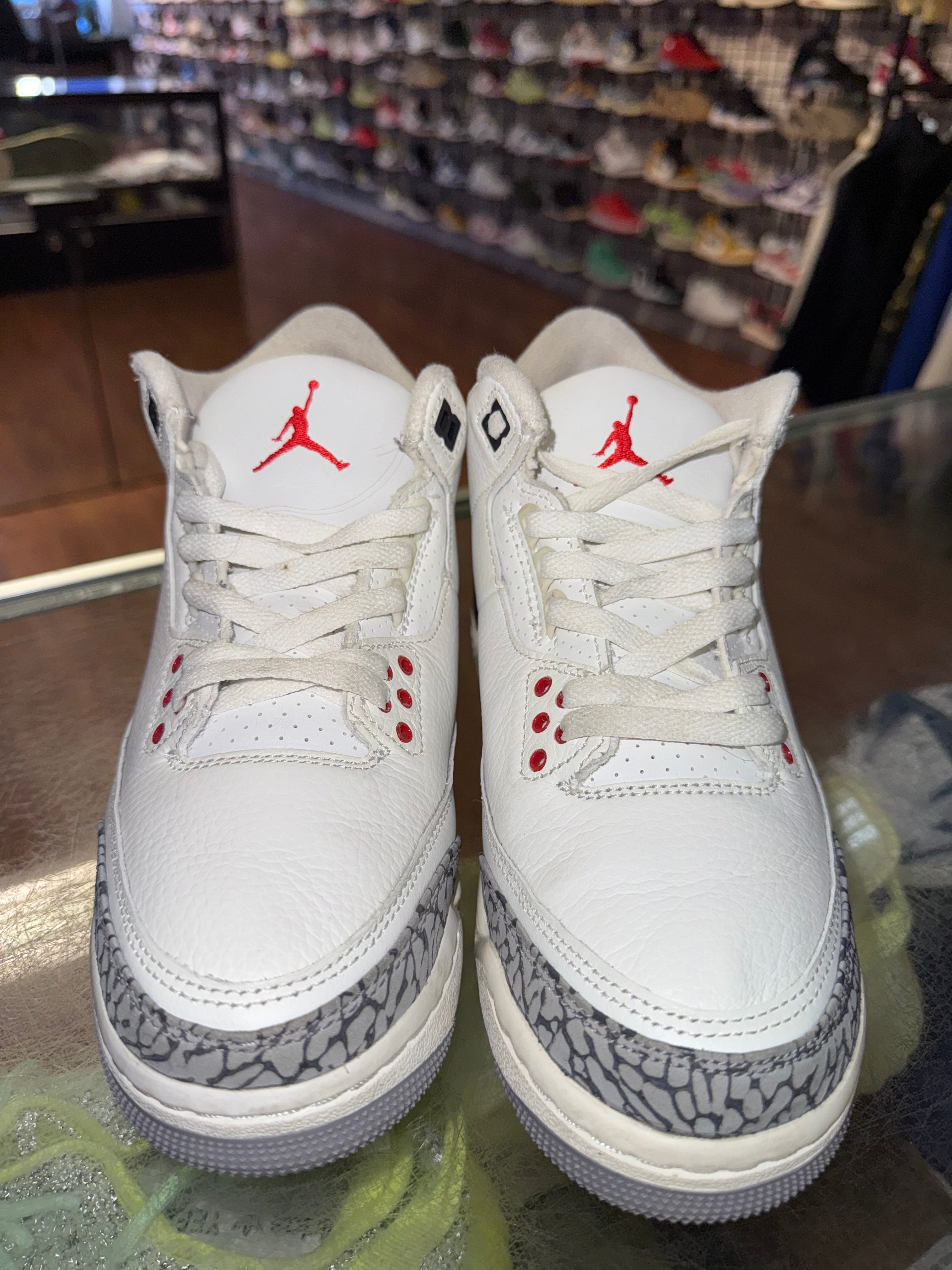 Size 7y Air Jordan 3 Reimagined "White Cement"