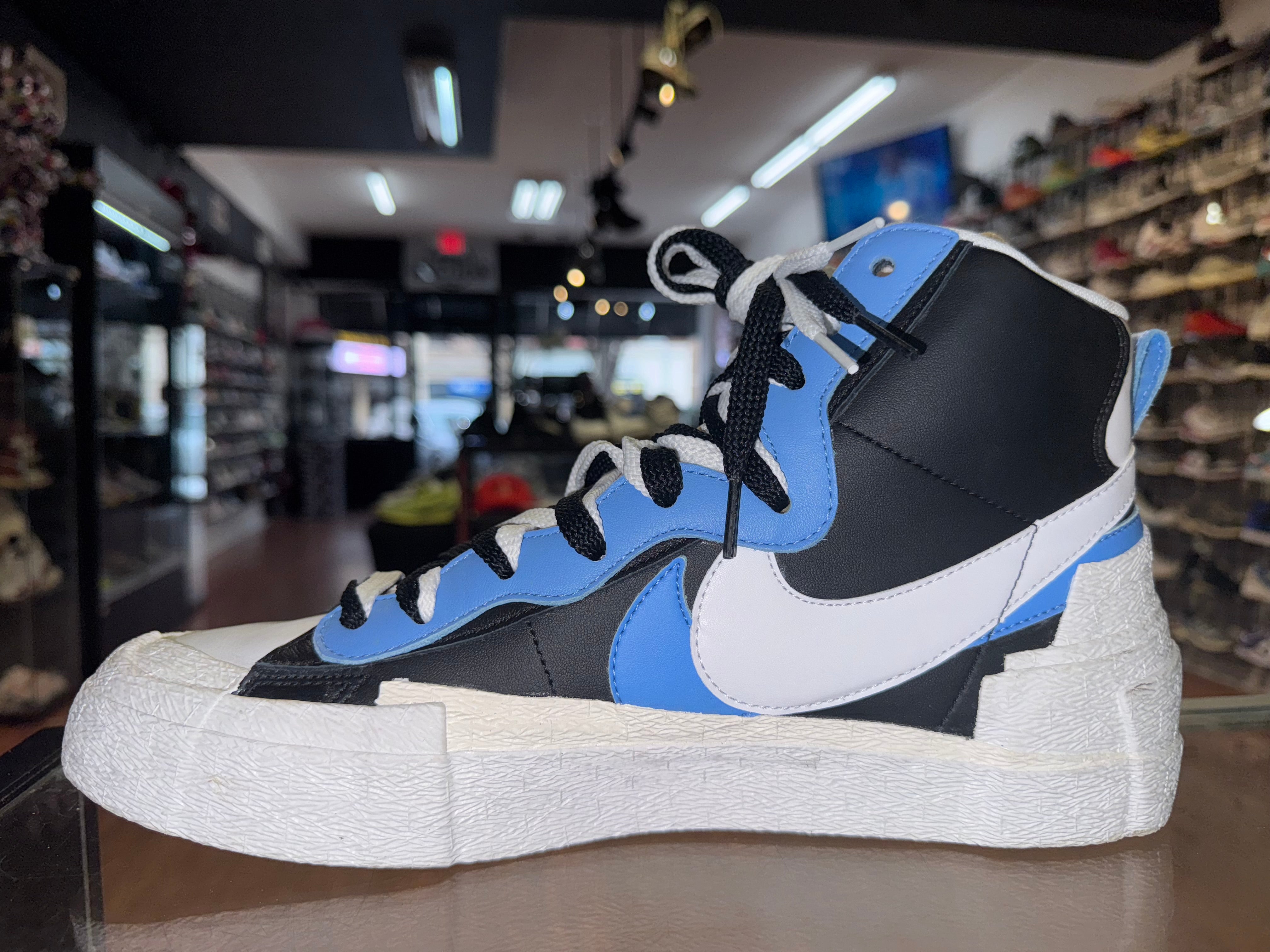 Size 11.5 Blazer Mid Sacai "White Black Blue"