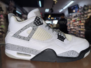 Size 9.5 Air Jordan 4 "White Cement"