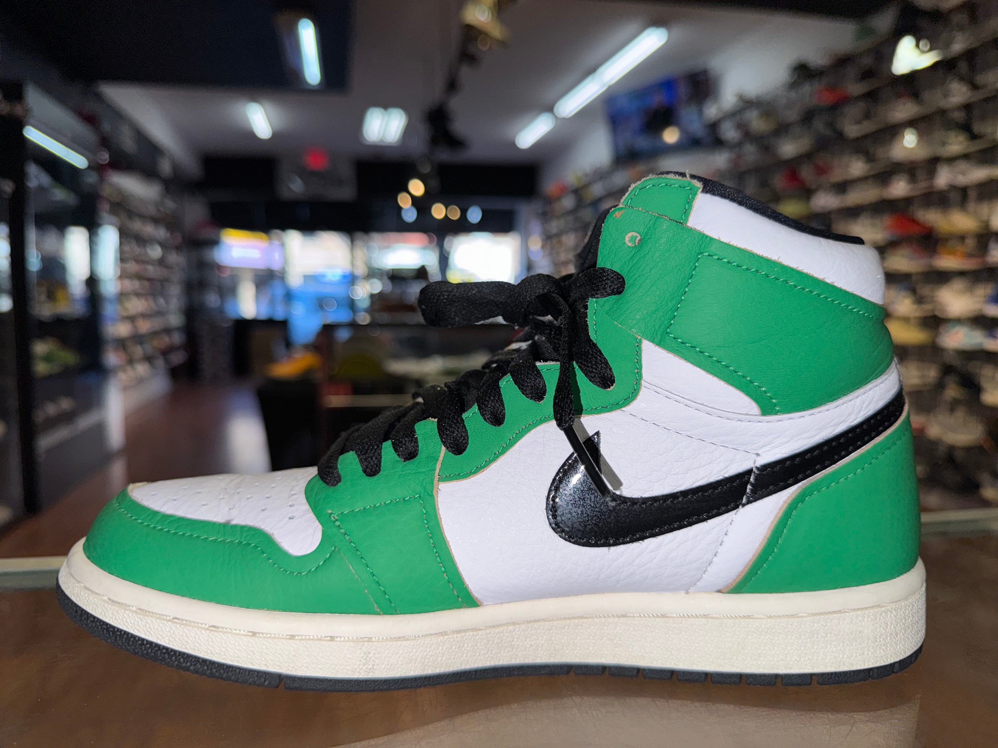 Size 6.5 (8W) Air Jordan 1 "Lucky Green"