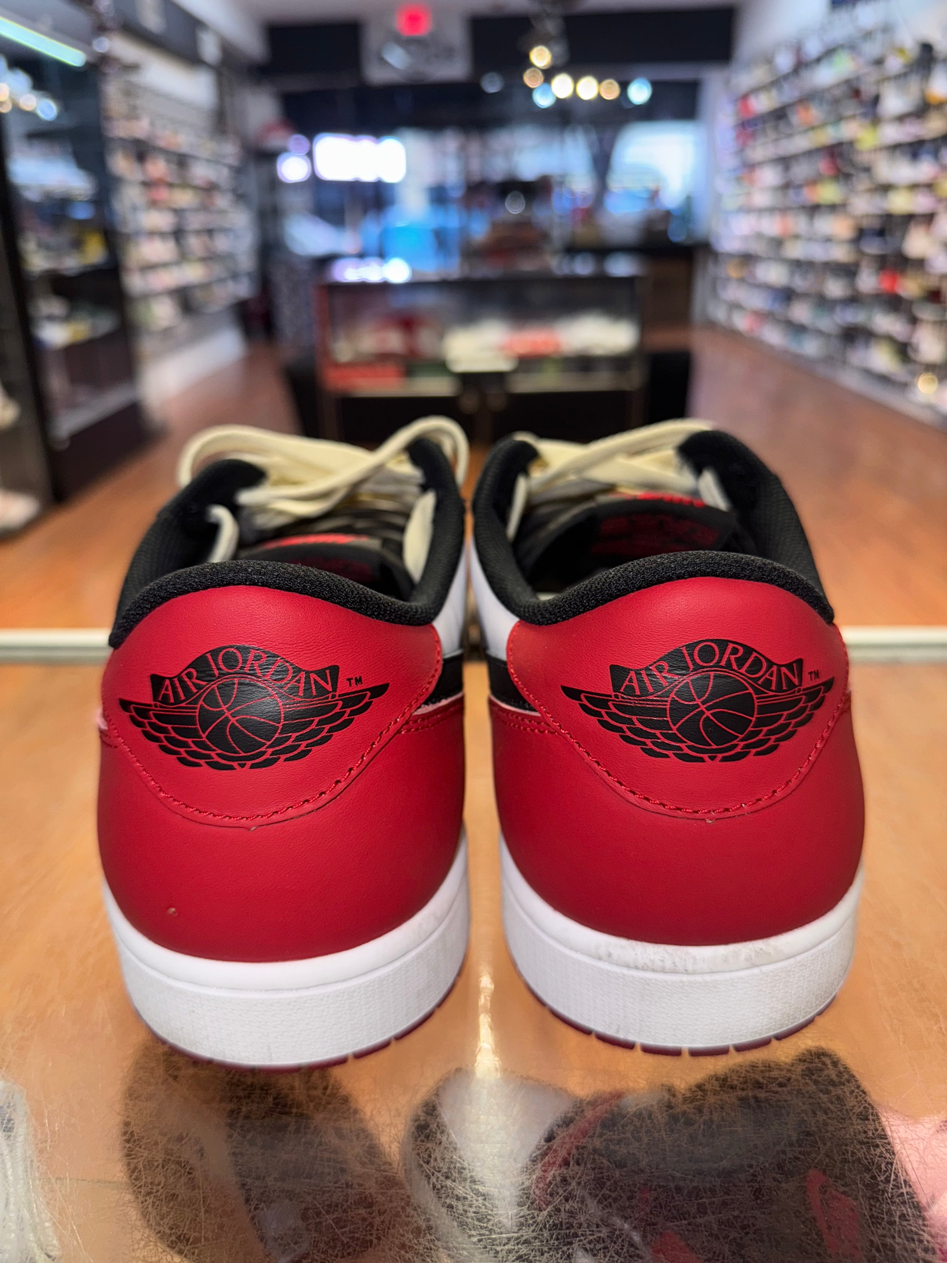 Size 14 Air Jordan 1 Low "Black Toe"