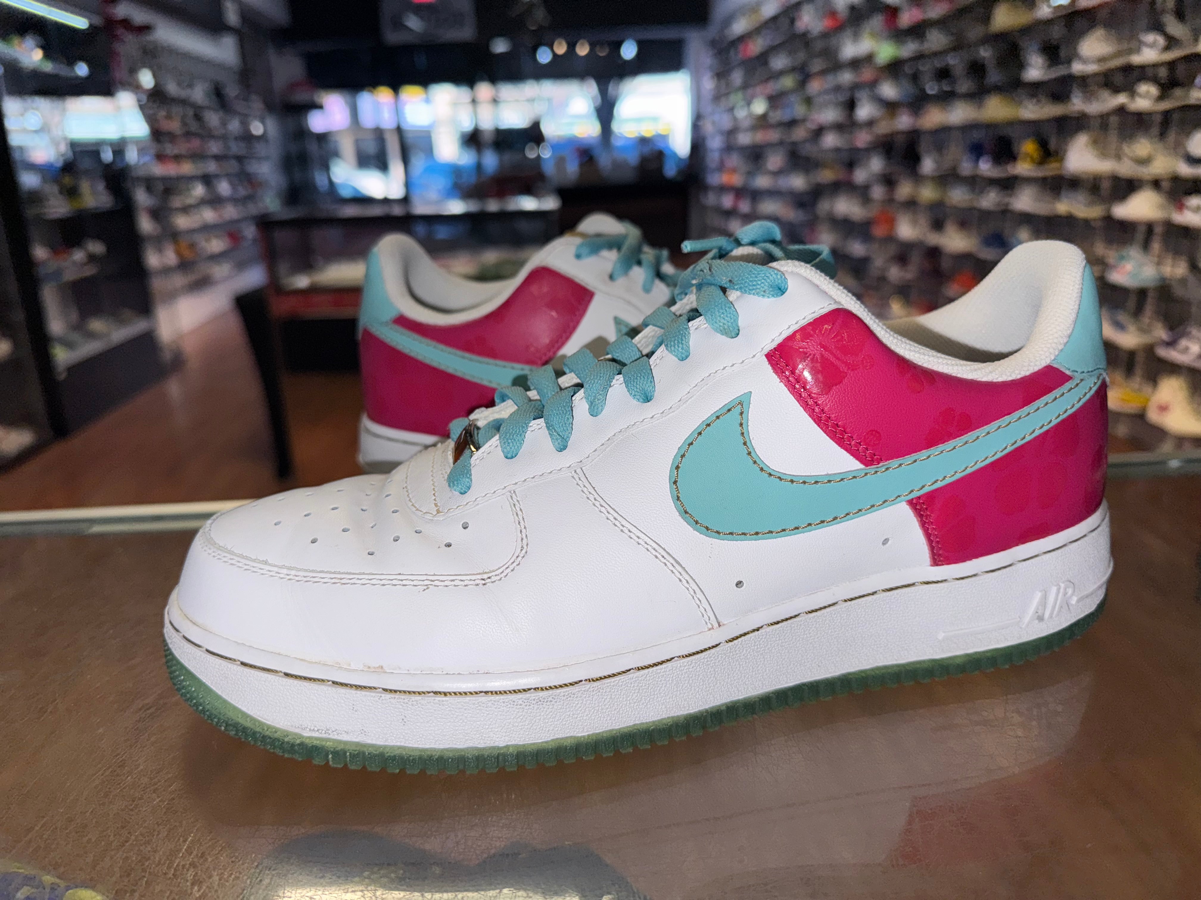 Size 11 Air Force 1 “Pink Hawaiian”