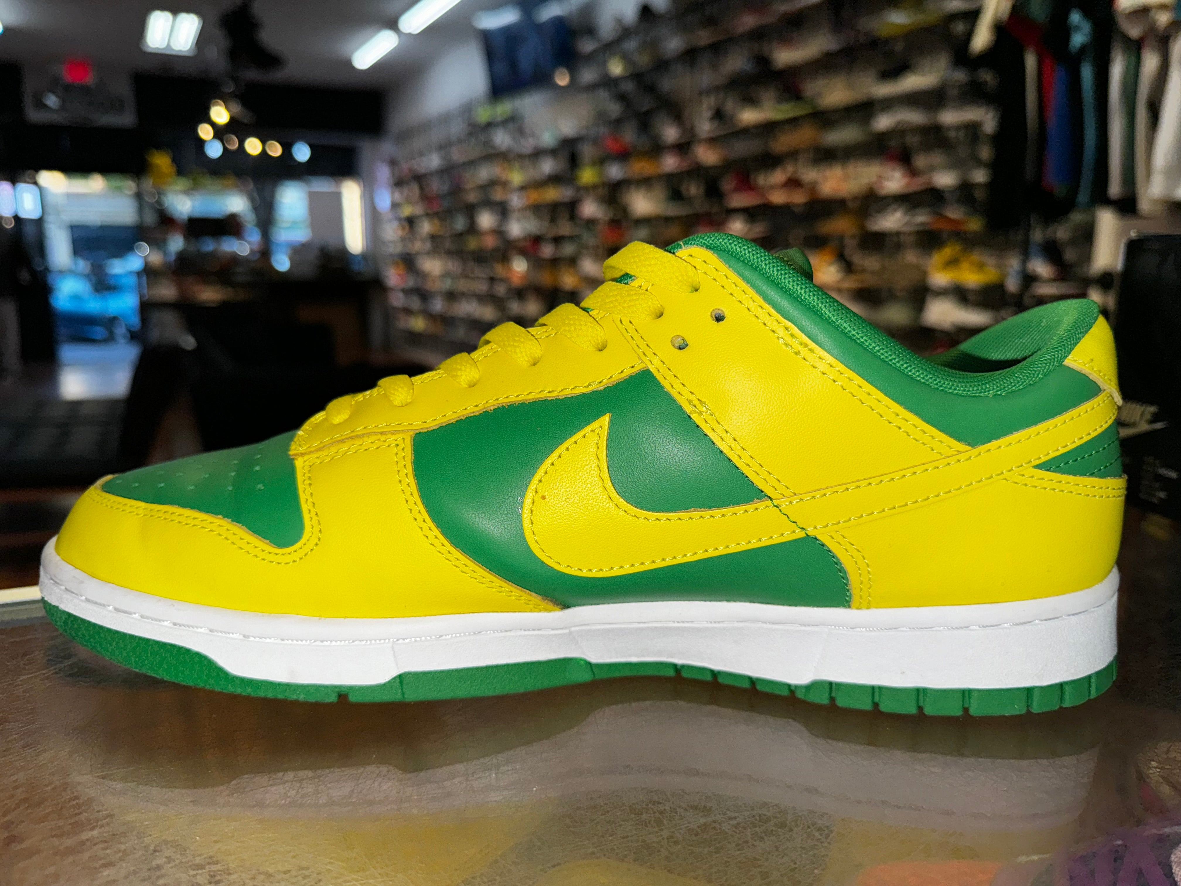 Size 12 Dunk Low "Reverse Brazil"