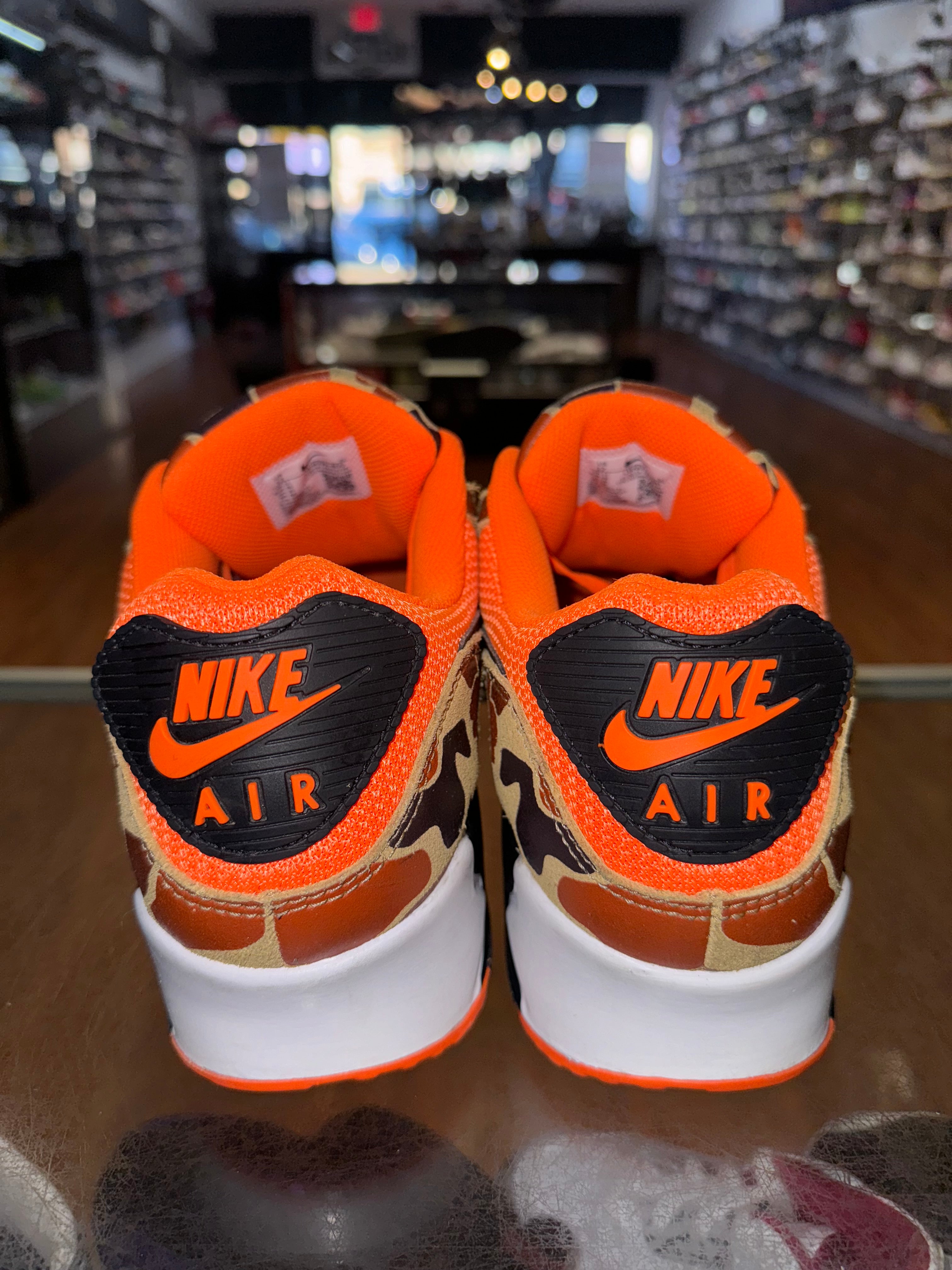 Size 12 Air Max 90 "Duck Camo Orange"