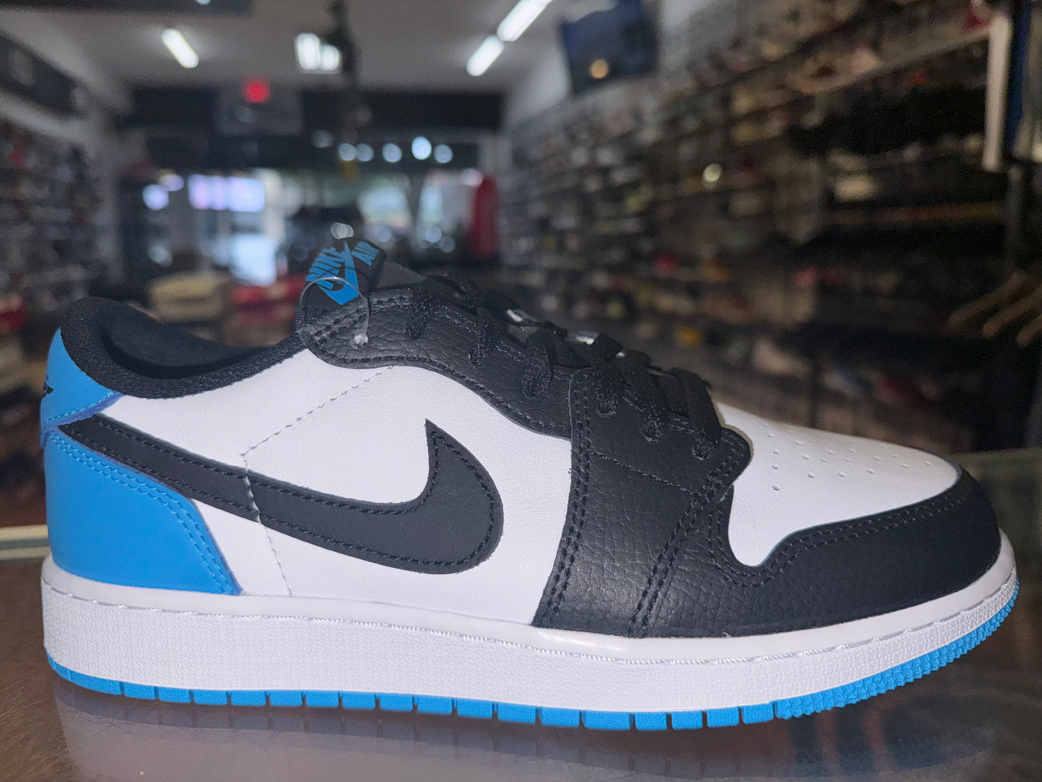 Size 6.5y Air Jordan 1 Low “Powder Blue” Brand New