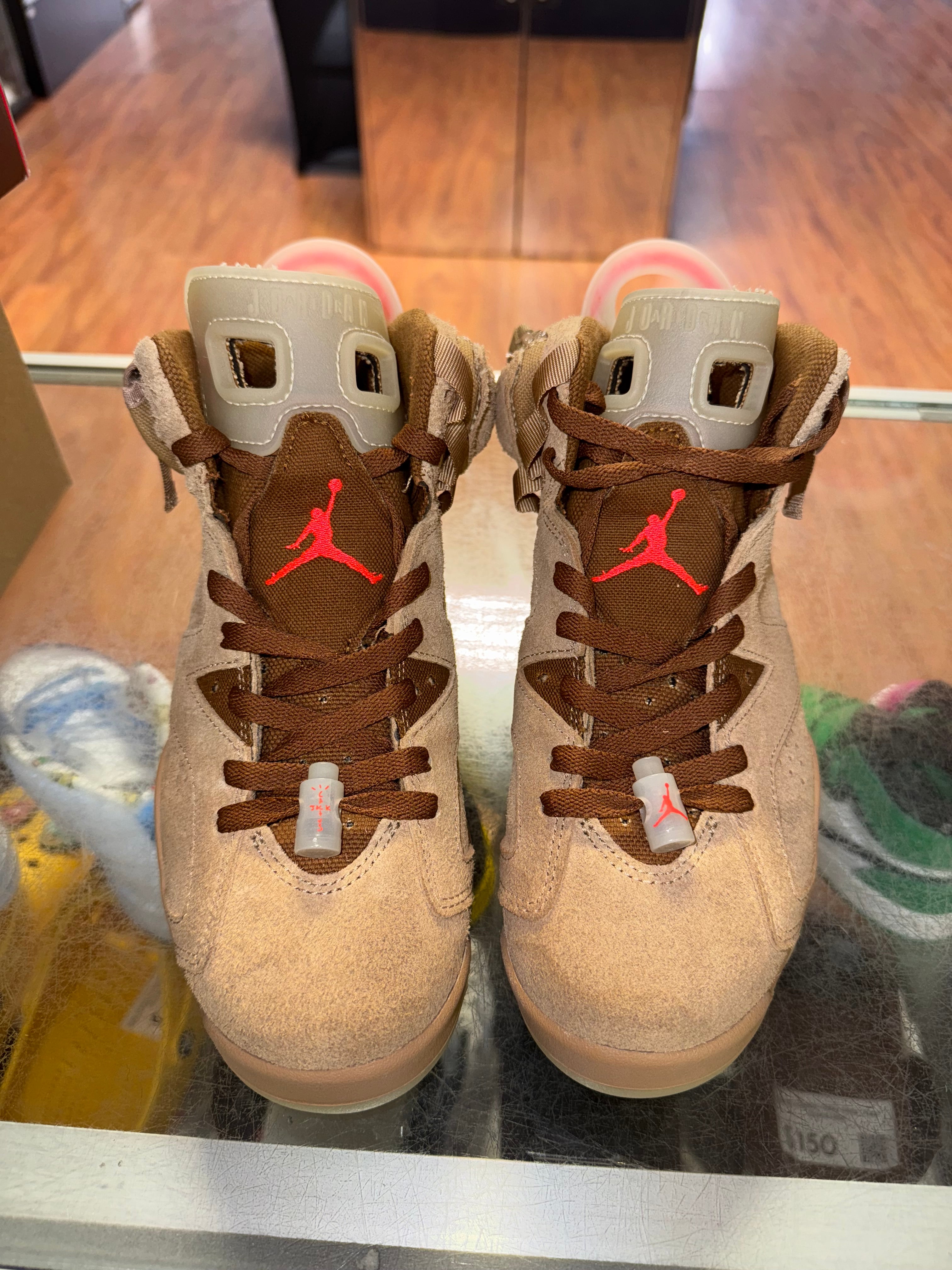 Size 6 Air Jordan 6 Travis Scott "British Khaki" Brand New