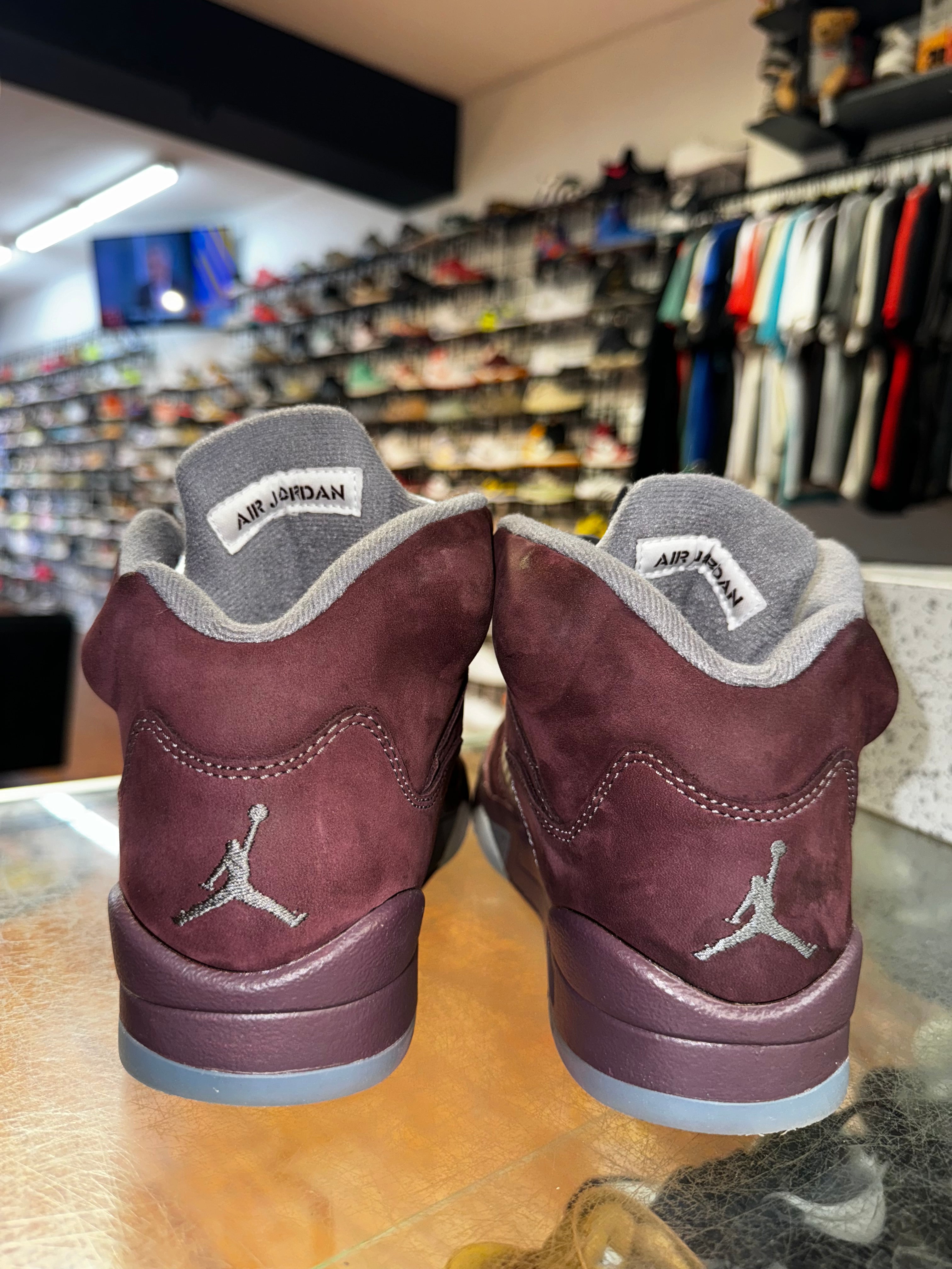 Size 6y Air Jordan 5 "Burgundy"