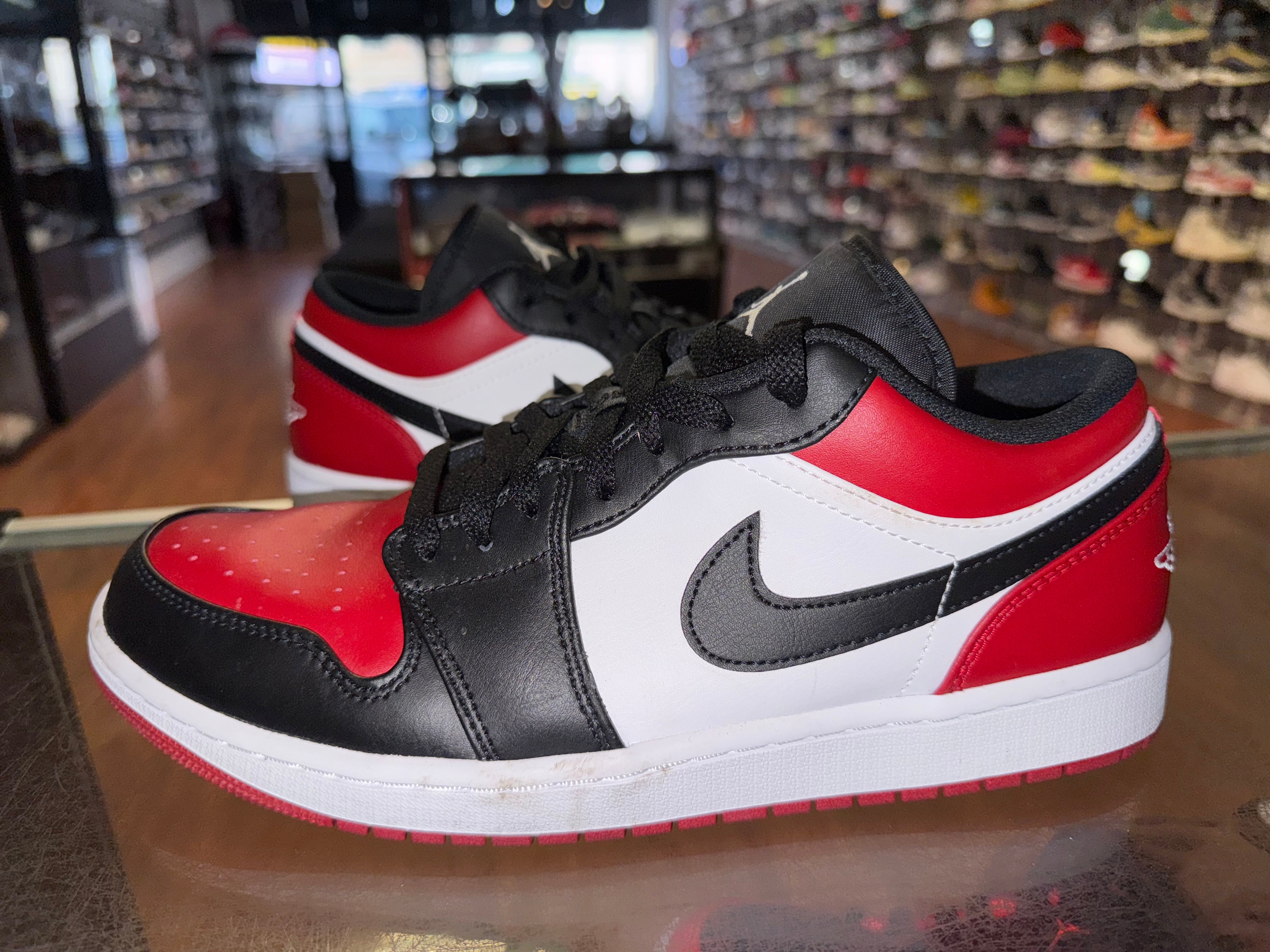 Size 9.5 Air Jordan 1 Low "Bred Toe"