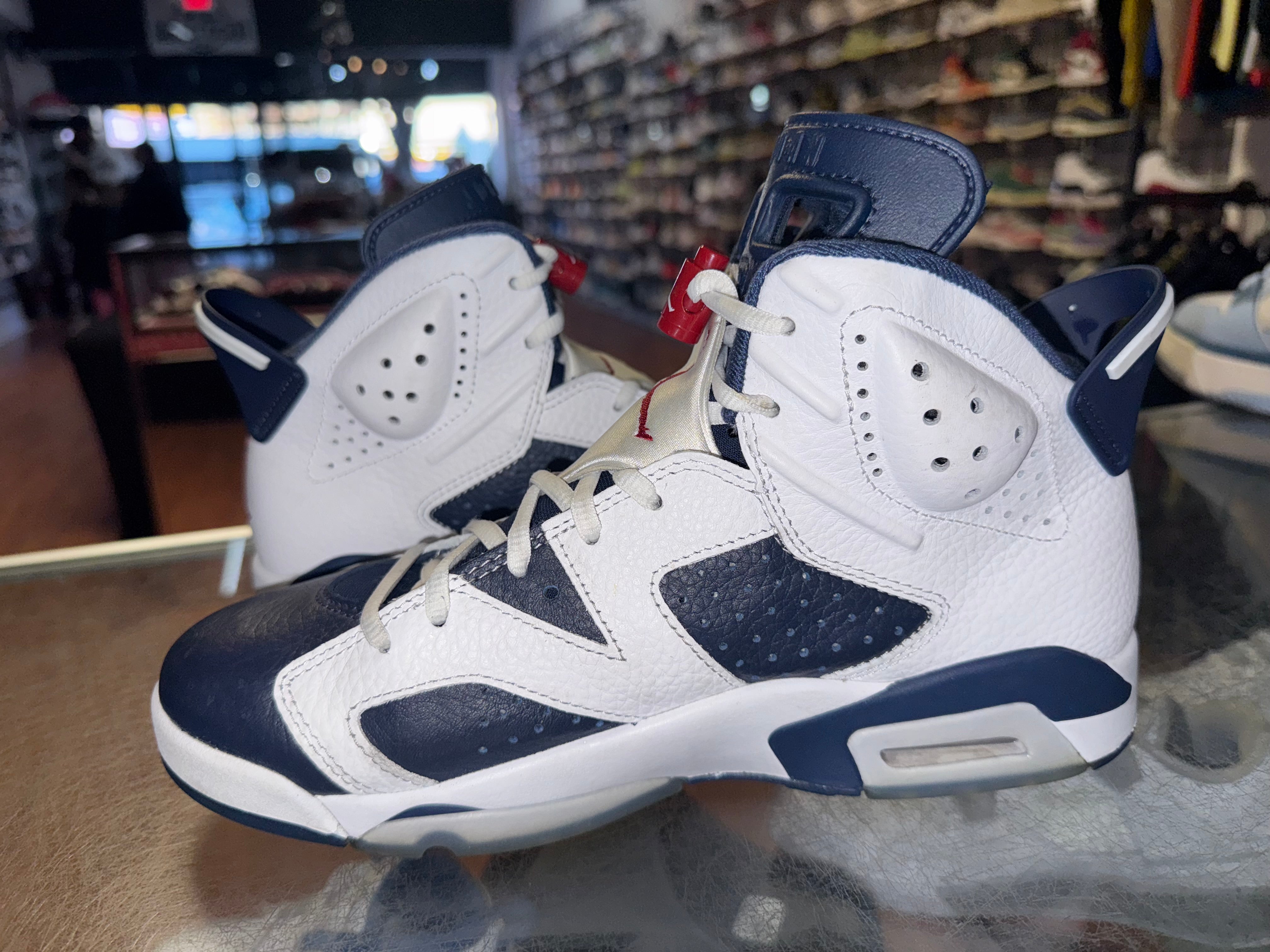 Size 8.5 Air Jordan 6 "Olympic" 2024