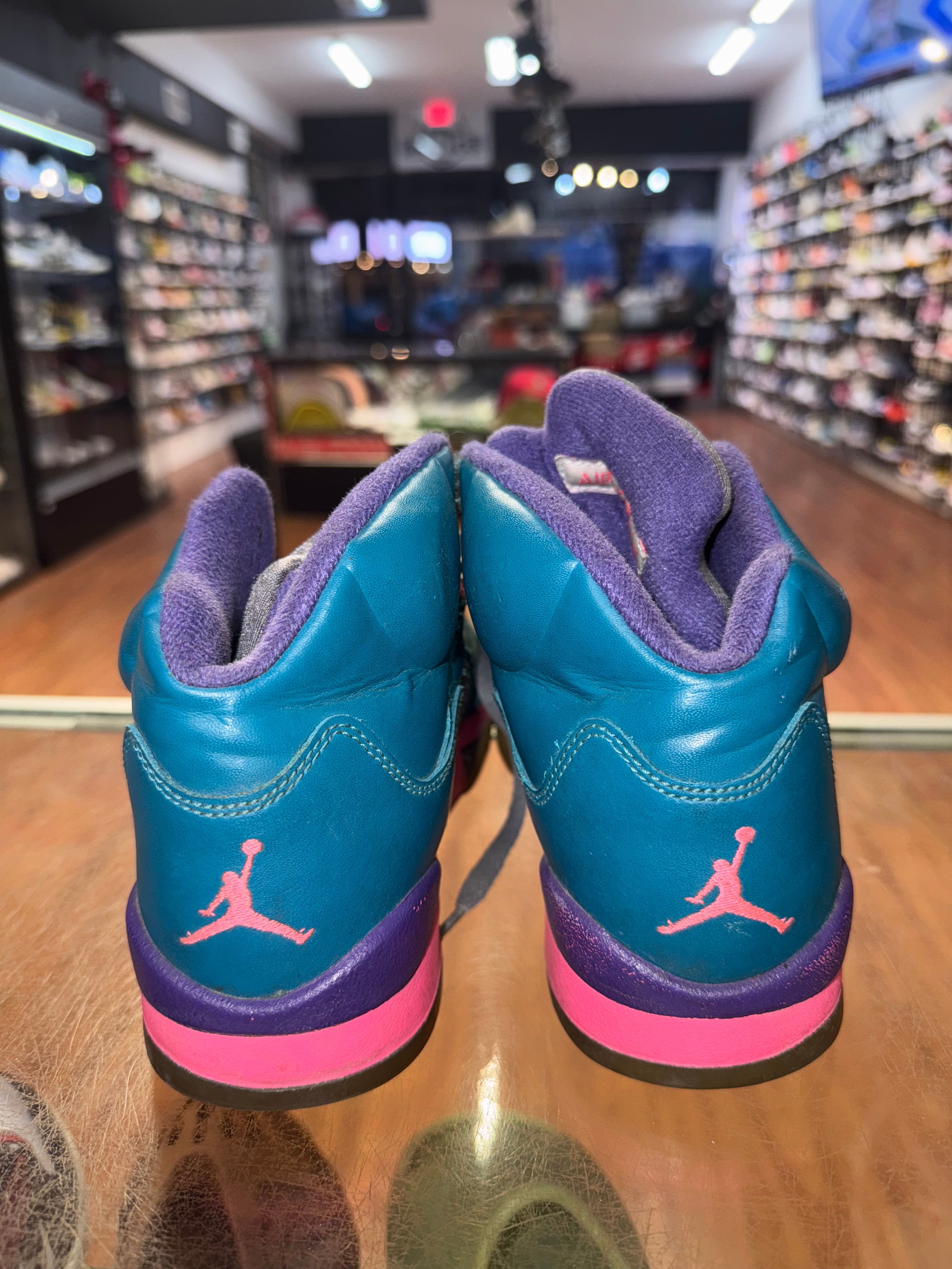 Size 6y Air Jordan 5 "Tropical Teal"