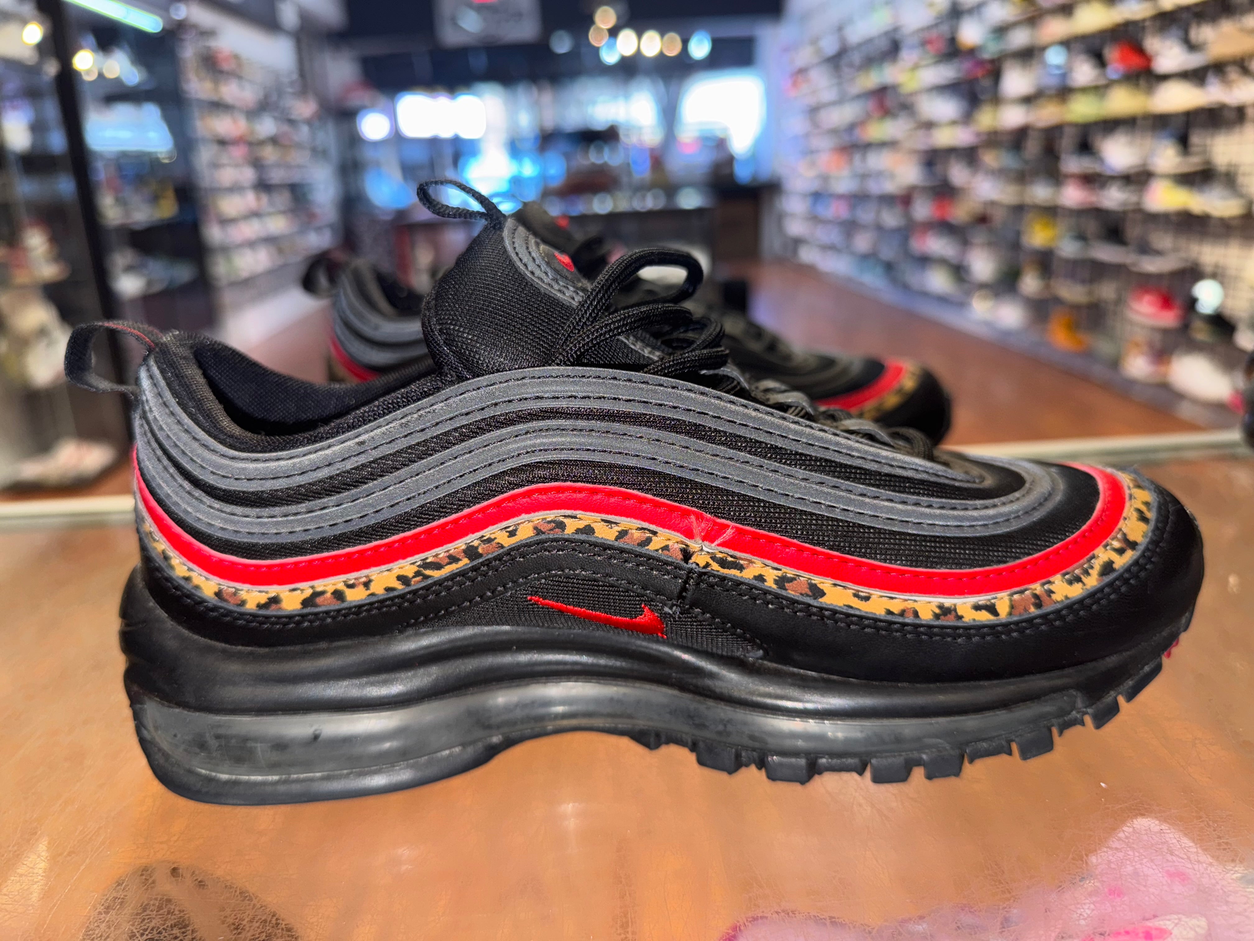 Size 5.5 (7W) Air Max 97 "Black Leopard"