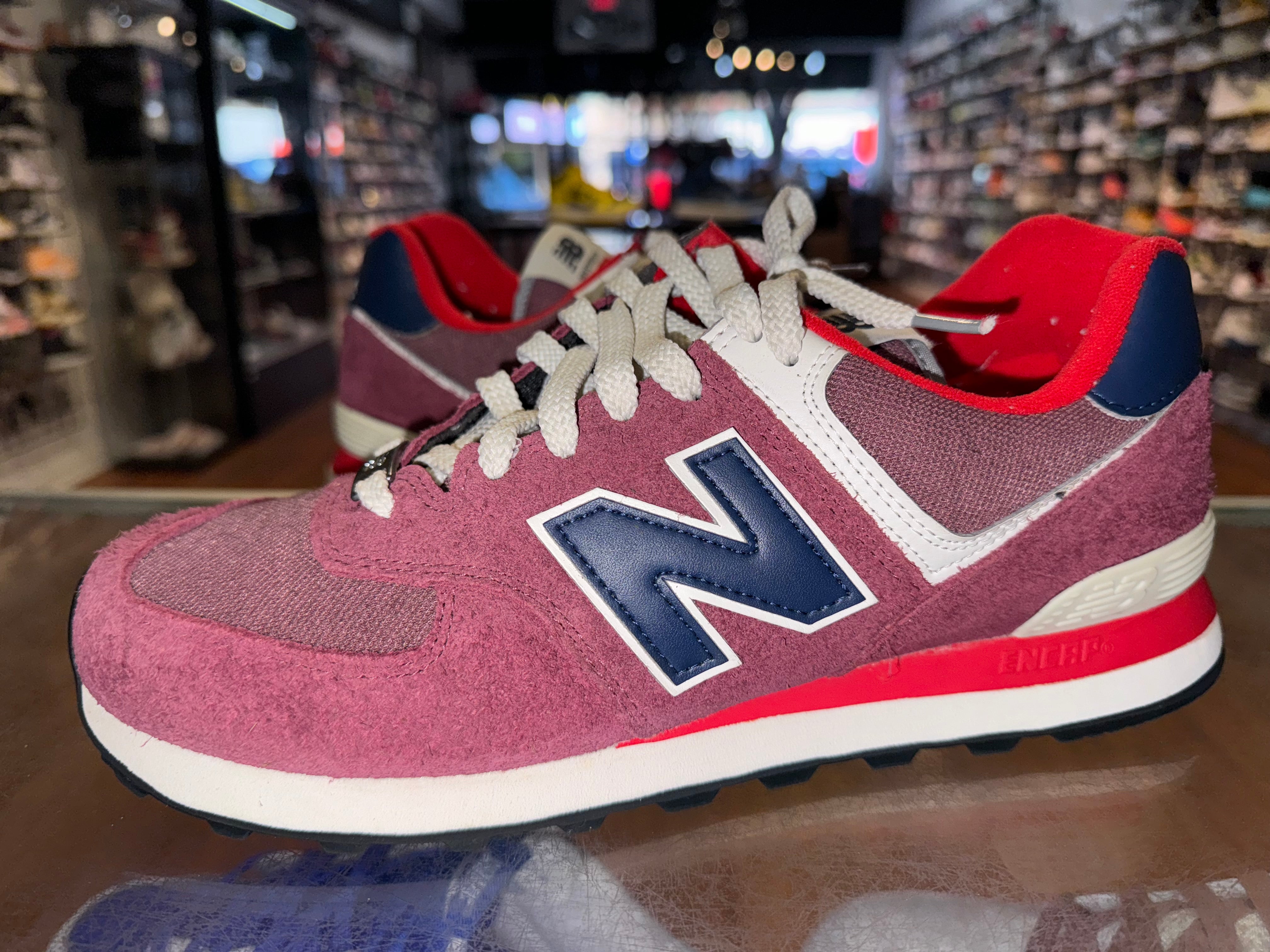 Size 10.5 New Balance 574 “Blue Red”