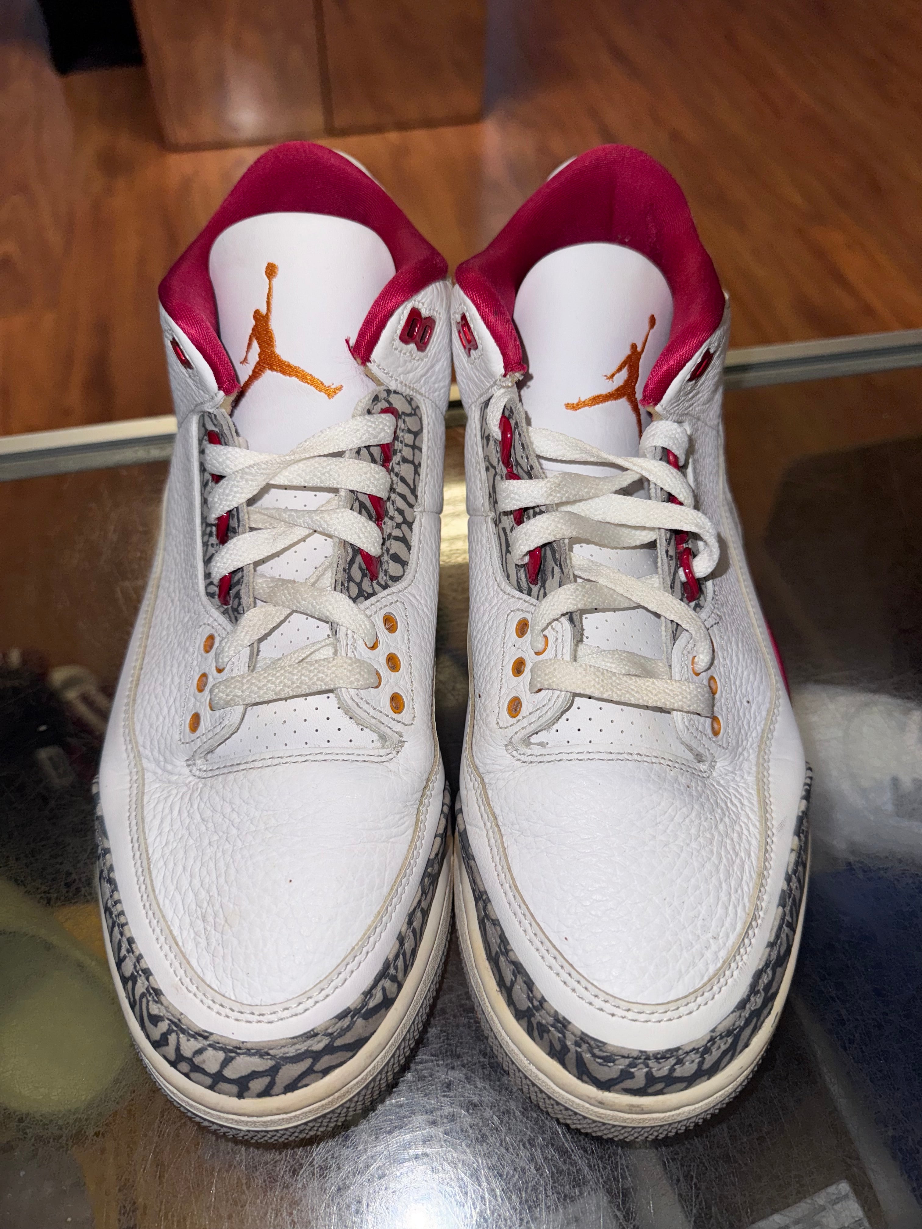 Size 10.5 Air Jordan 3 "Cardinal"