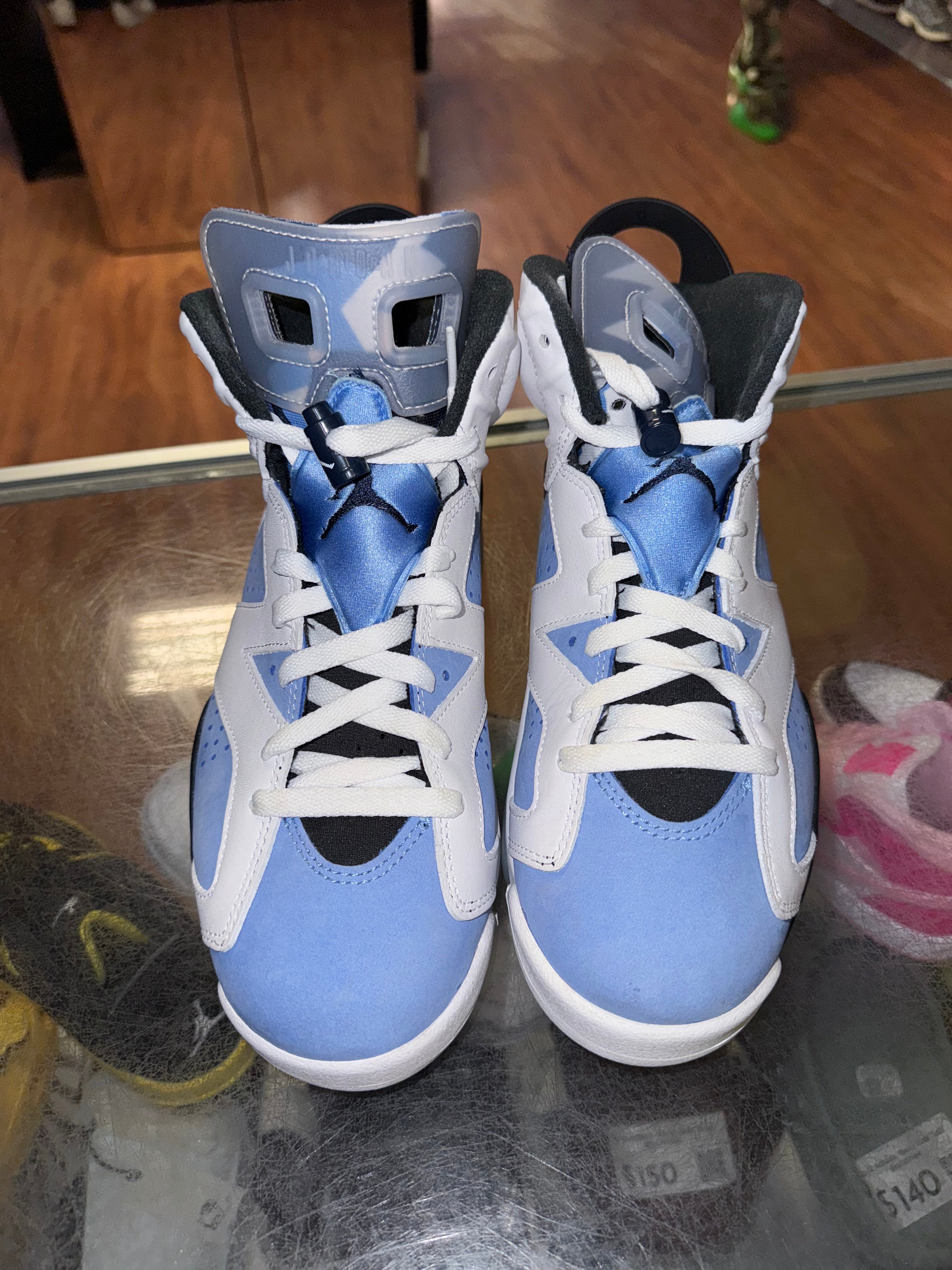 Size 8 Air Jordan 6 "UNC"