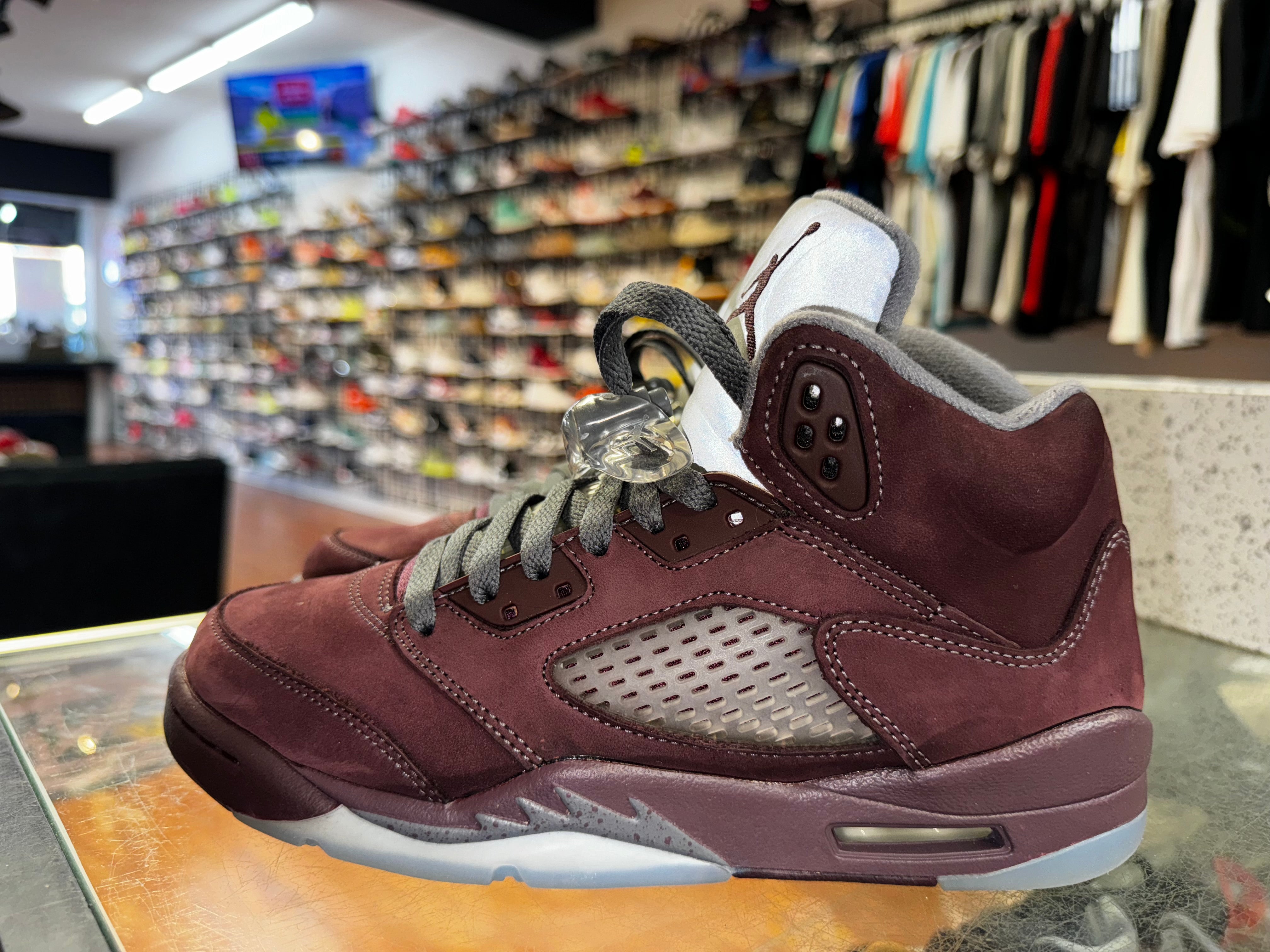 Size 6y Air Jordan 5 "Burgundy"