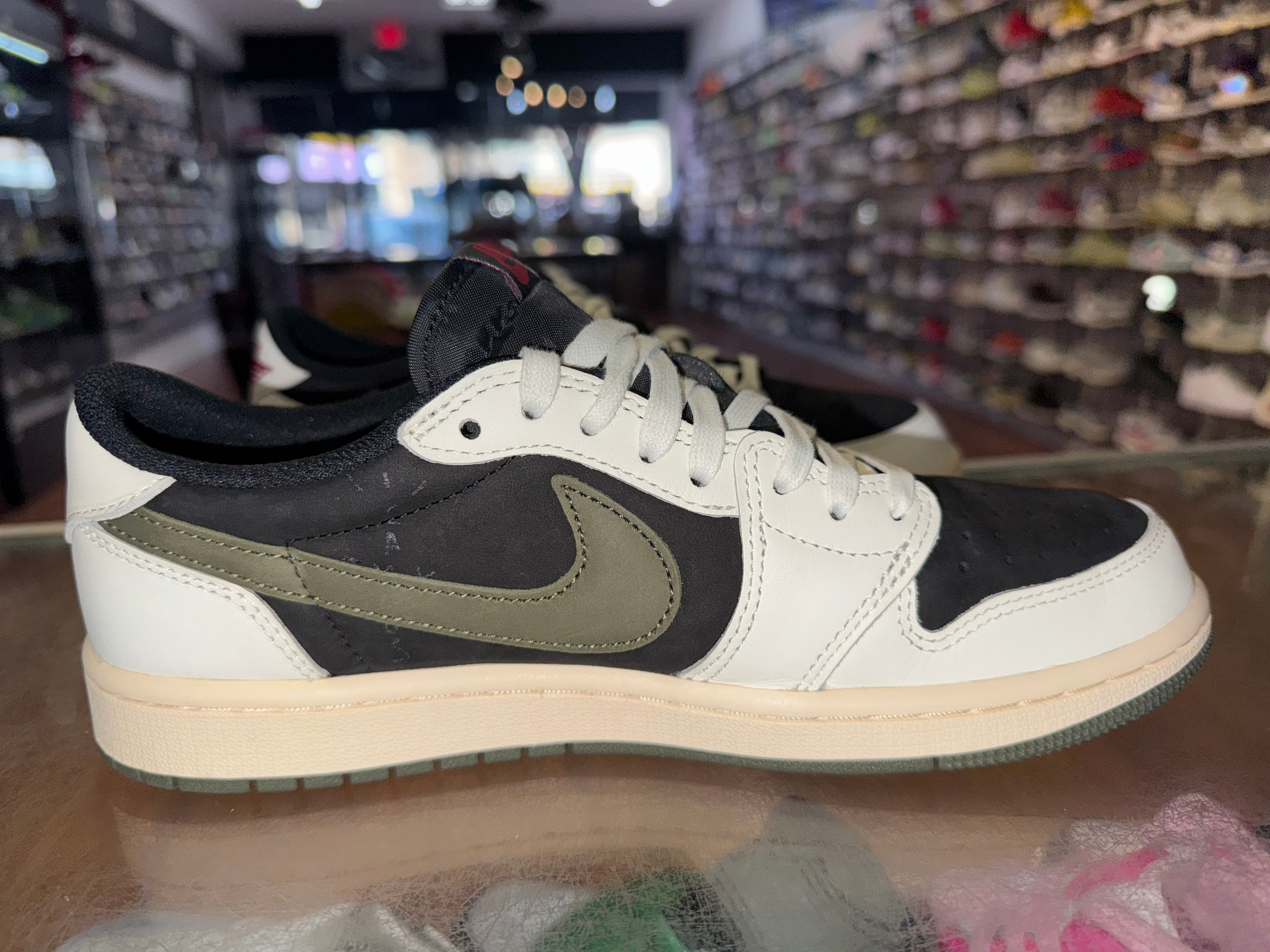 Size 7.5 (9W) Air Jordan 1 Low Travis Scott "Olive"