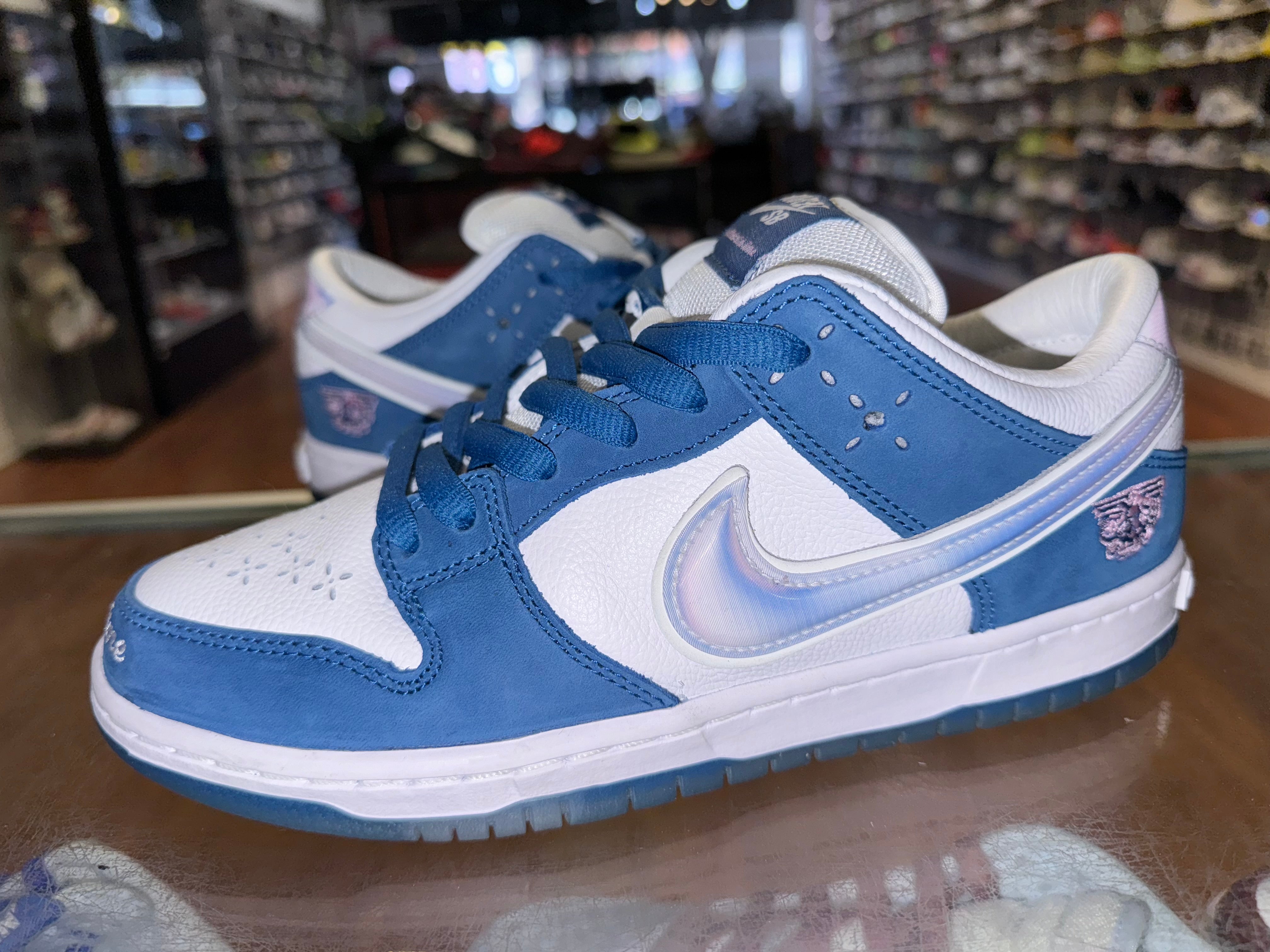 Size 7 Dunk Low SB “Born x Raised”