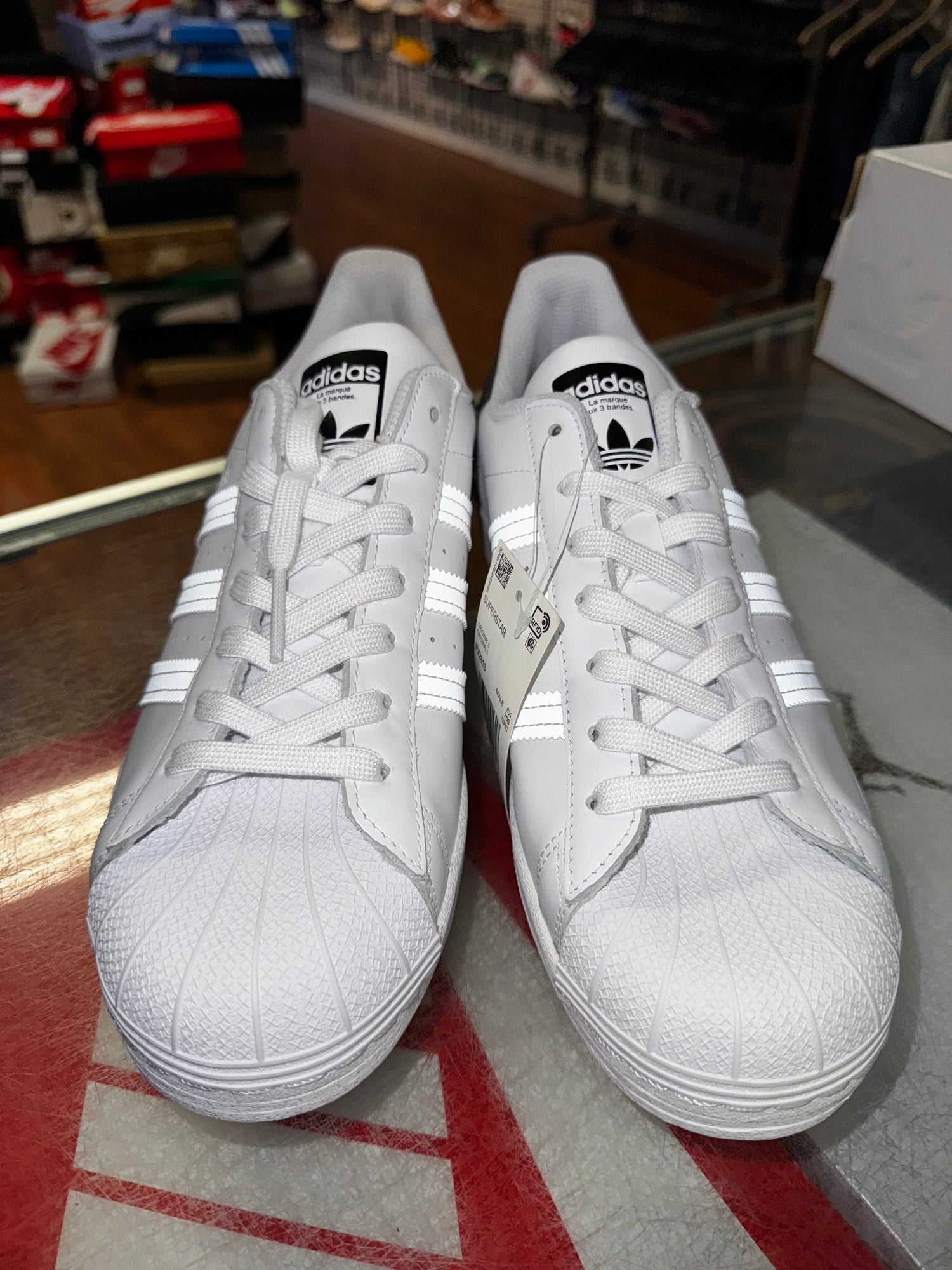 Size 9 Adidas Superstar Varsity Pack 