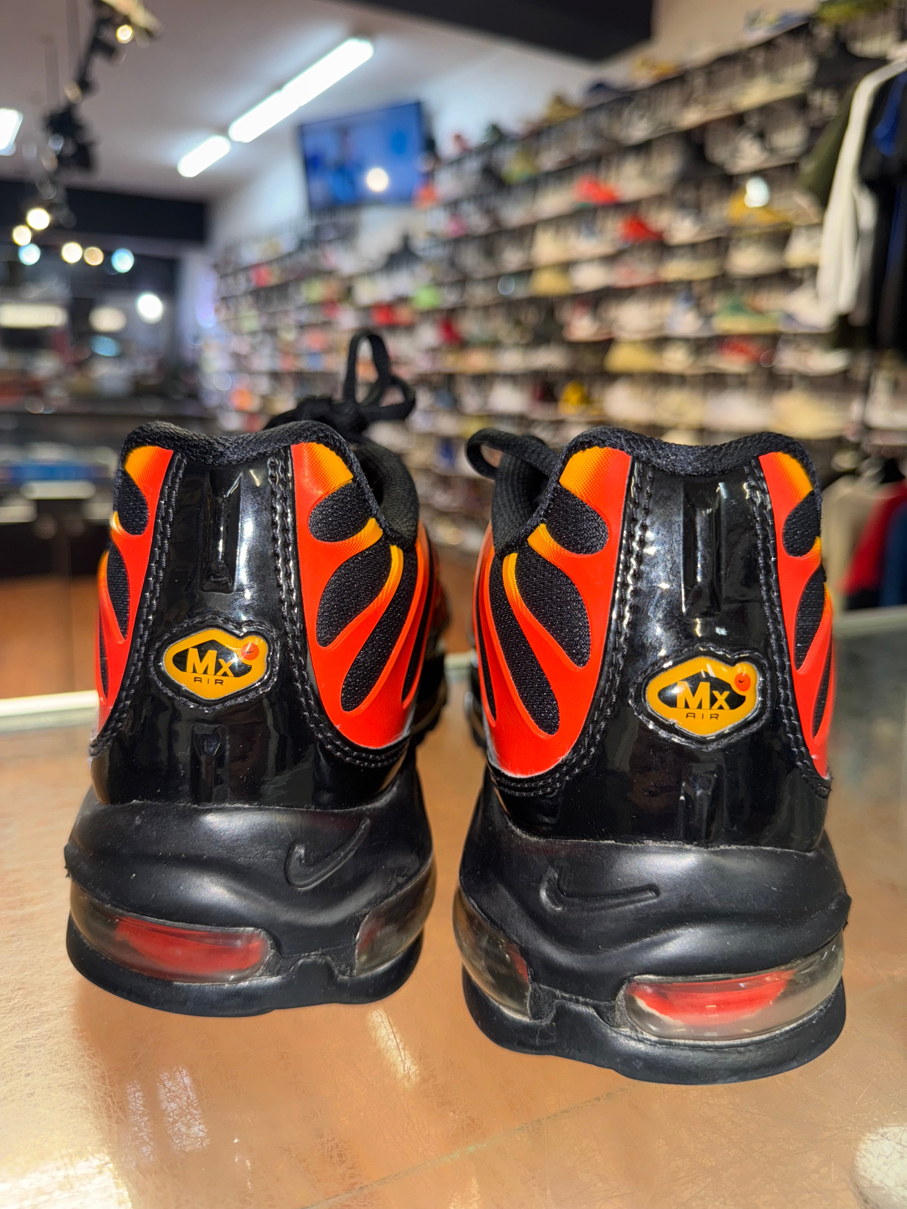 Size 10.5 Air Max 97 Plus "Black Shock Orange"